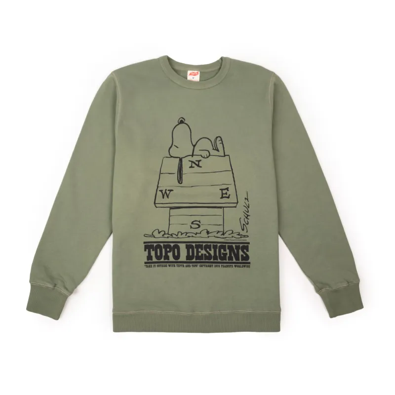 Topo Designs x TSPTR Long Way Around Crew sold by TOPO DESIGNS