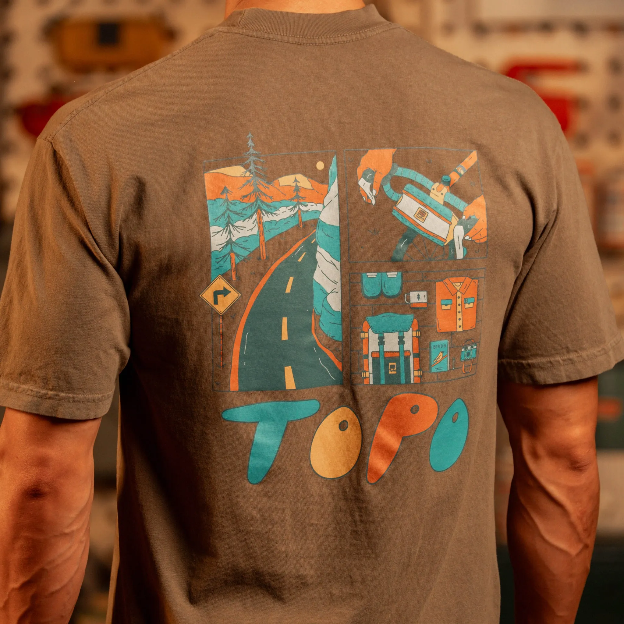 Topo Designs x Pine Printshop Essentials Tee sold by TOPO DESIGNS product image thumbnail 2
