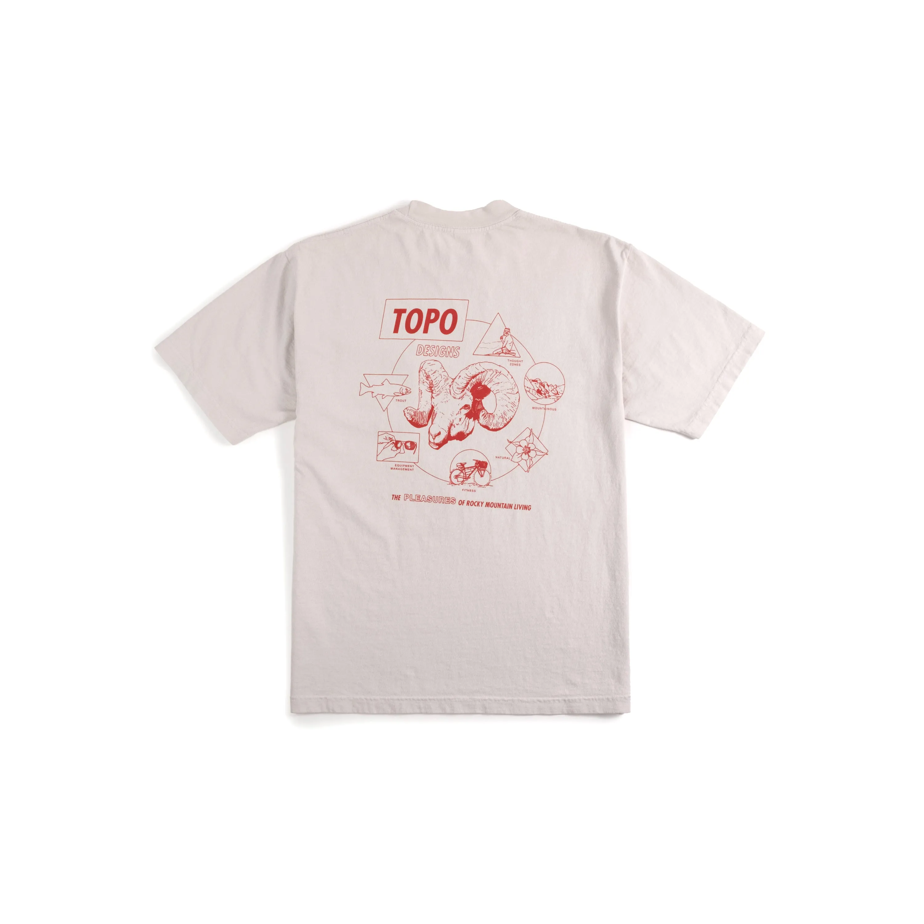 Topo Designs x Pine Printshop Pleasures Tee sold by TOPO DESIGNS product image thumbnail 3