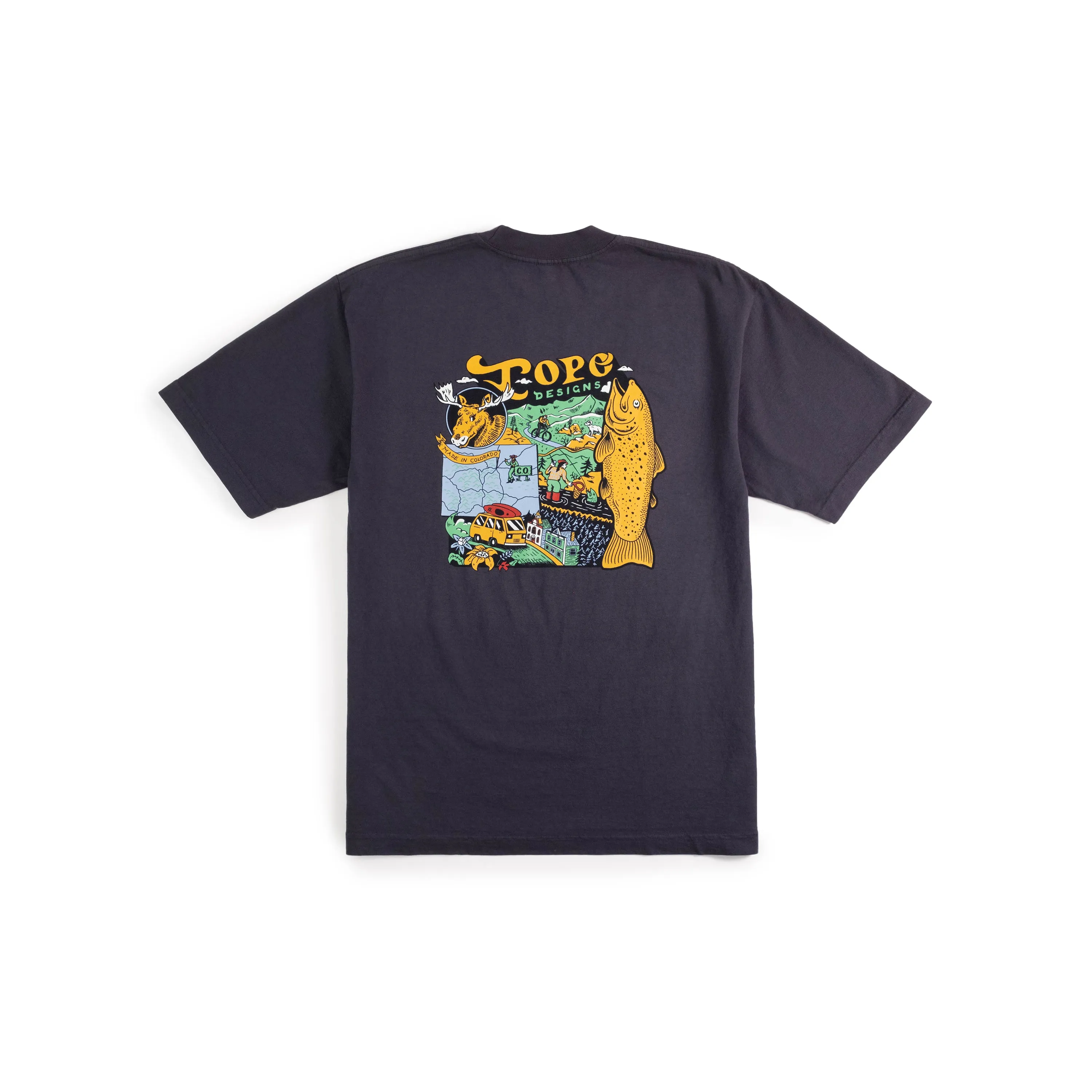 Topo Designs x Pine Printshop Townie Tee sold by TOPO DESIGNS product image thumbnail 2