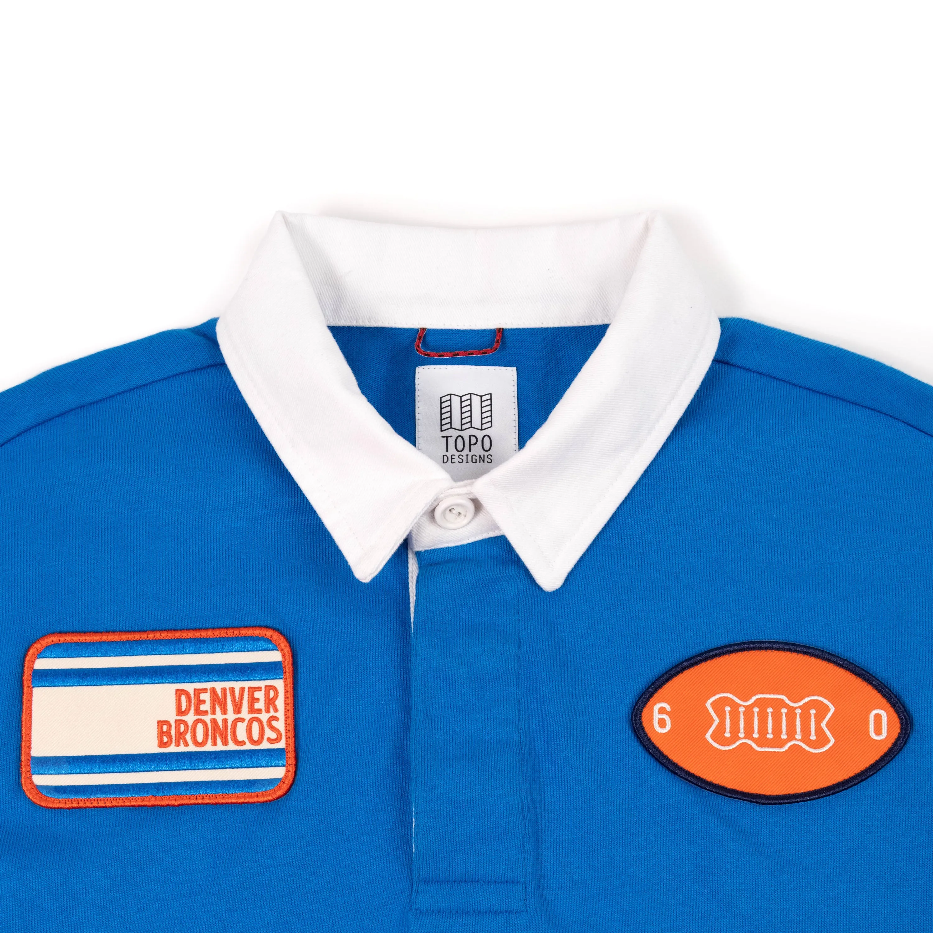 Topo Designs x Denver Broncos Rugby Shirt sold by TOPO DESIGNS product image thumbnail 2