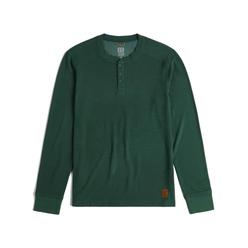 Global Waffle Henley - Men's - Final Sale sold by TOPO DESIGNS