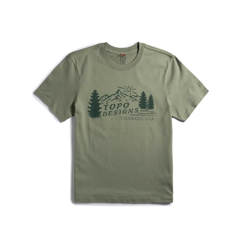 Mountain Scene Tee - Men's made by TOPO DESIGNS