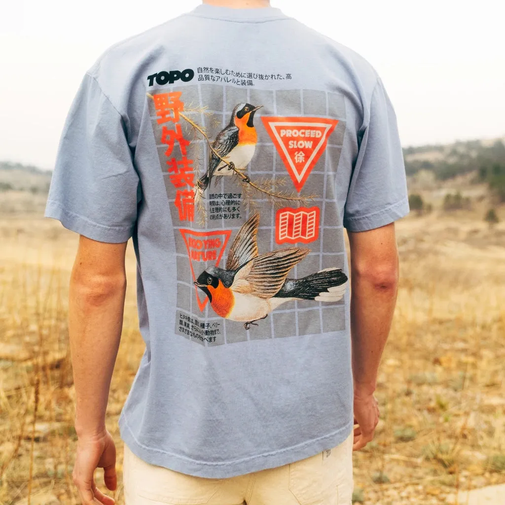 Topo Designs x Pine Printshop Proceed Slow Tee sold by TOPO DESIGNS product image thumbnail 2