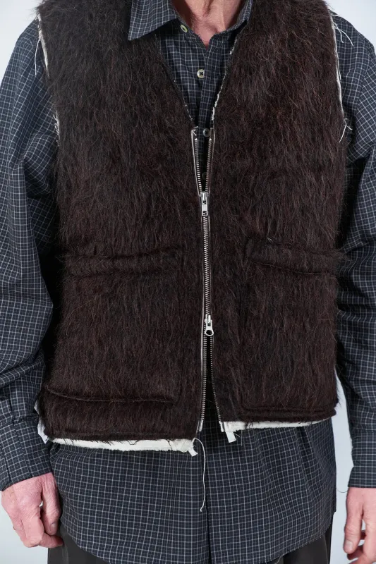 CF.20.05.02.02 ZIP VEST brown sold by Camiel Fortgens Mens