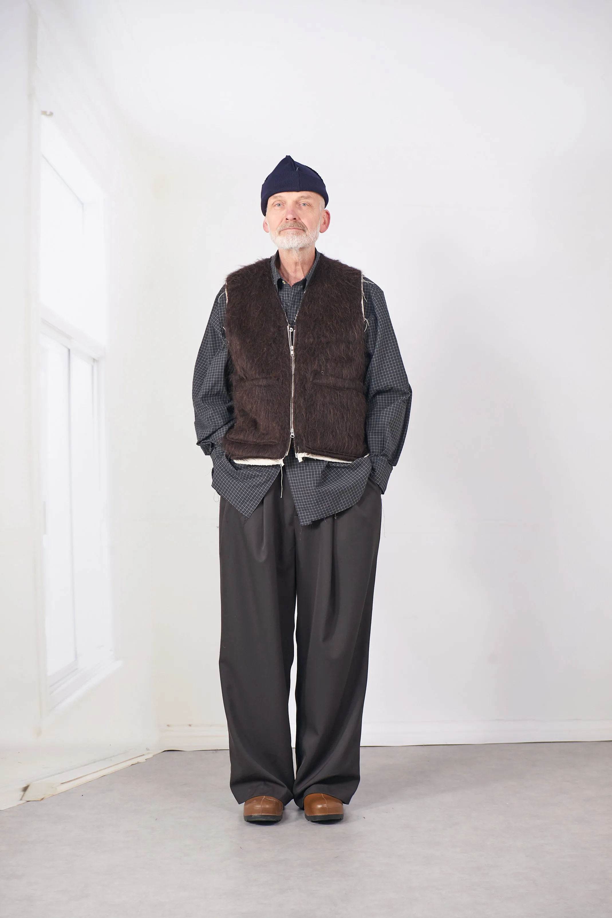 CF.20.05.02.02 ZIP VEST brown sold by Camiel Fortgens product image thumbnail 3