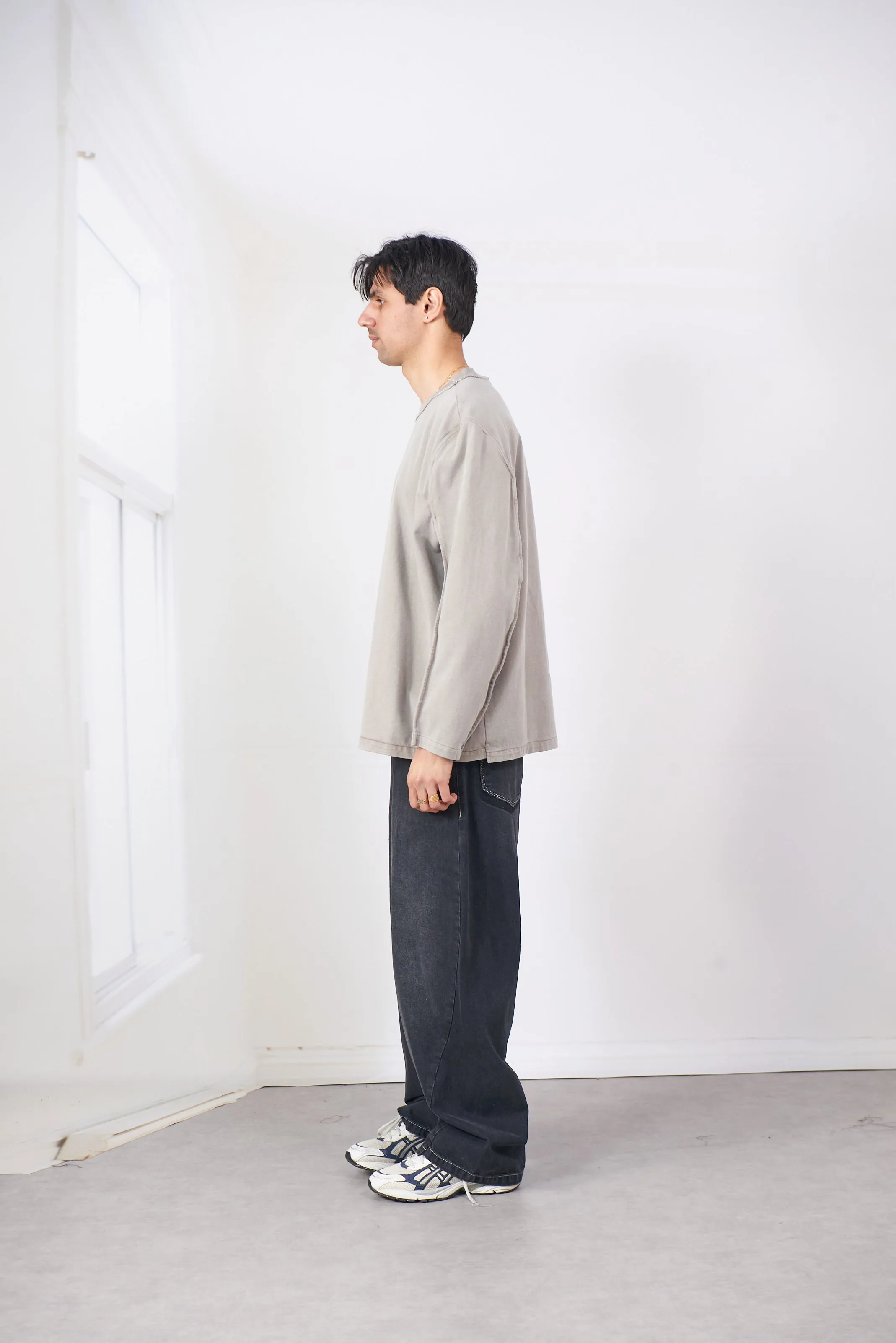 CF.20.01.02.01 BIG TEE LS taupe sold by Camiel Fortgens product image thumbnail 4