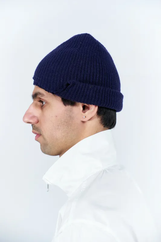 CF.20.03.07.01 FRANKENSTEIN BEANIE navy made by Camiel Fortgens