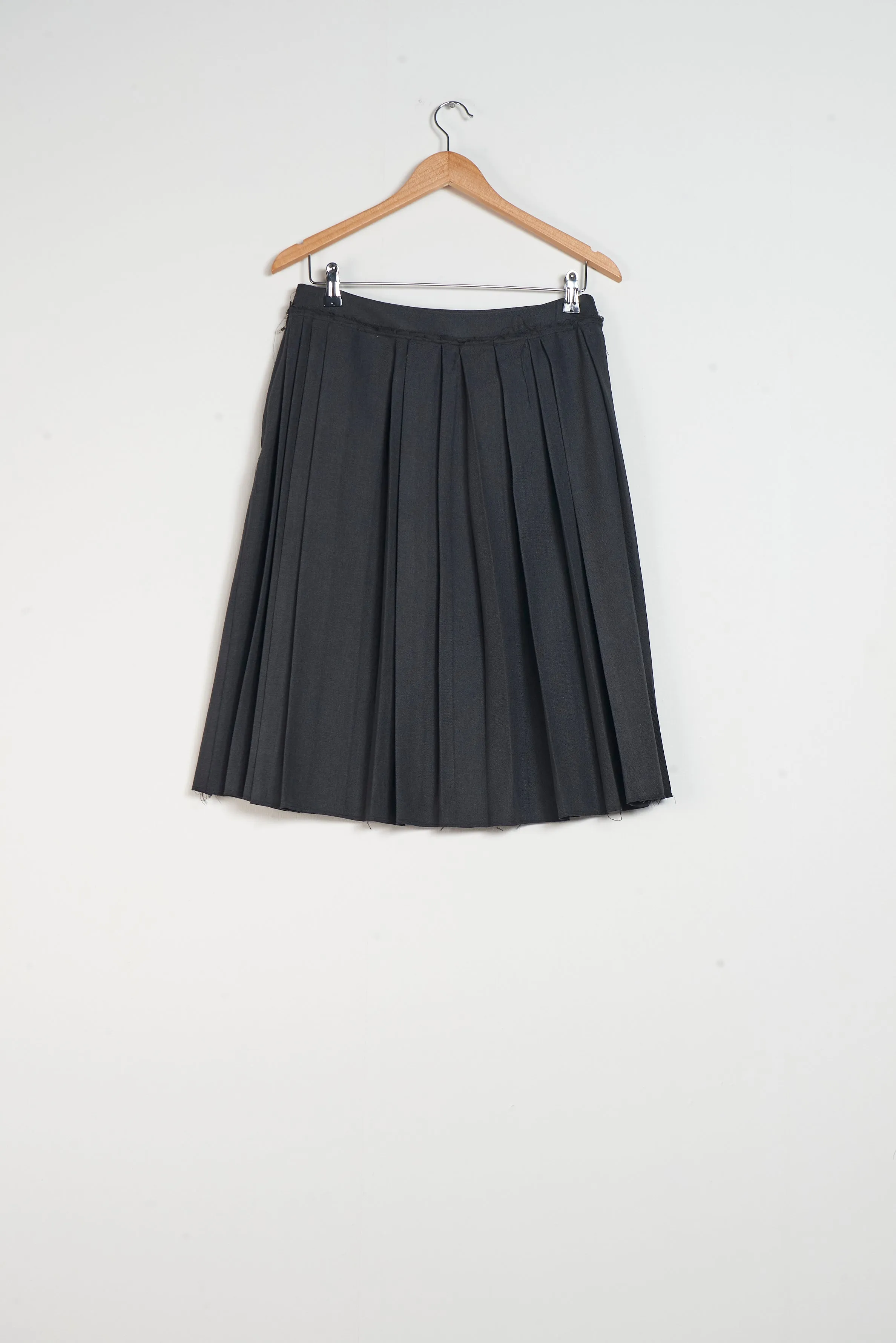 CF.20.07.02.01 PLEAT SKIRT grey sold by Camiel Fortgens Mens product image thumbnail 5