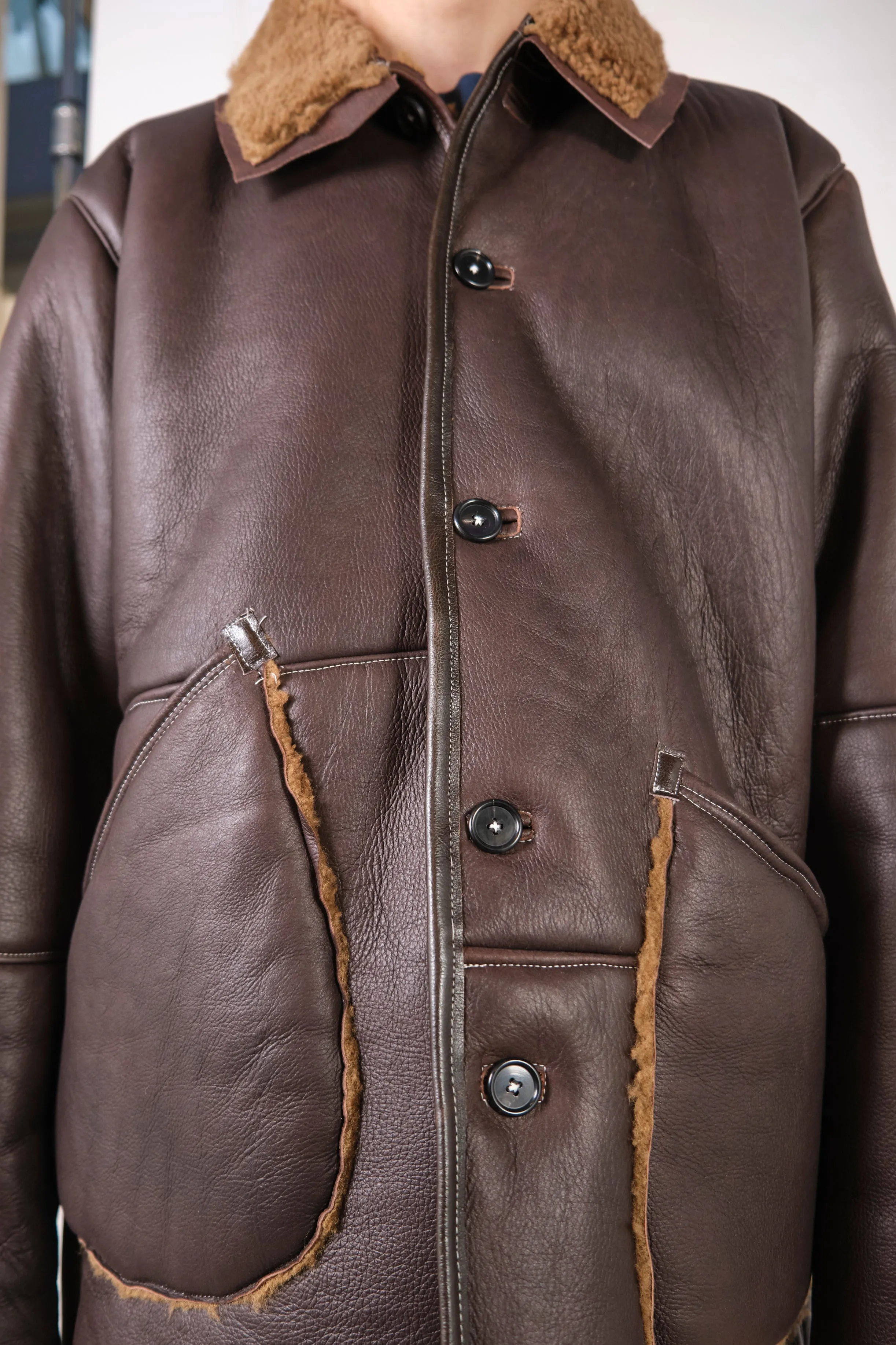 CF.20.10.06.01 SHEEP COAT brown sold by Camiel Fortgens Mens product image thumbnail 3