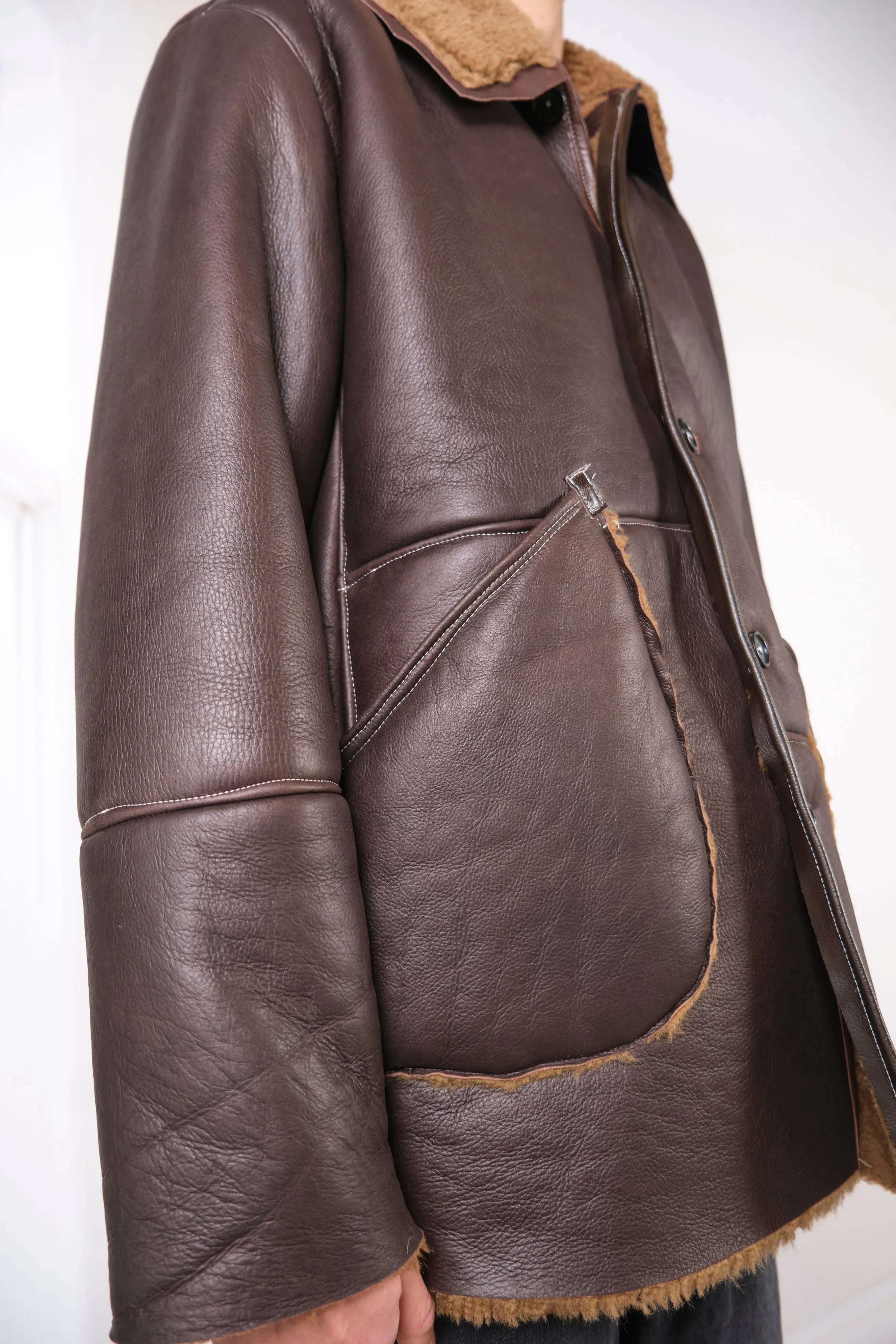 CF.20.10.06.01 SHEEP COAT brown sold by Camiel Fortgens Mens