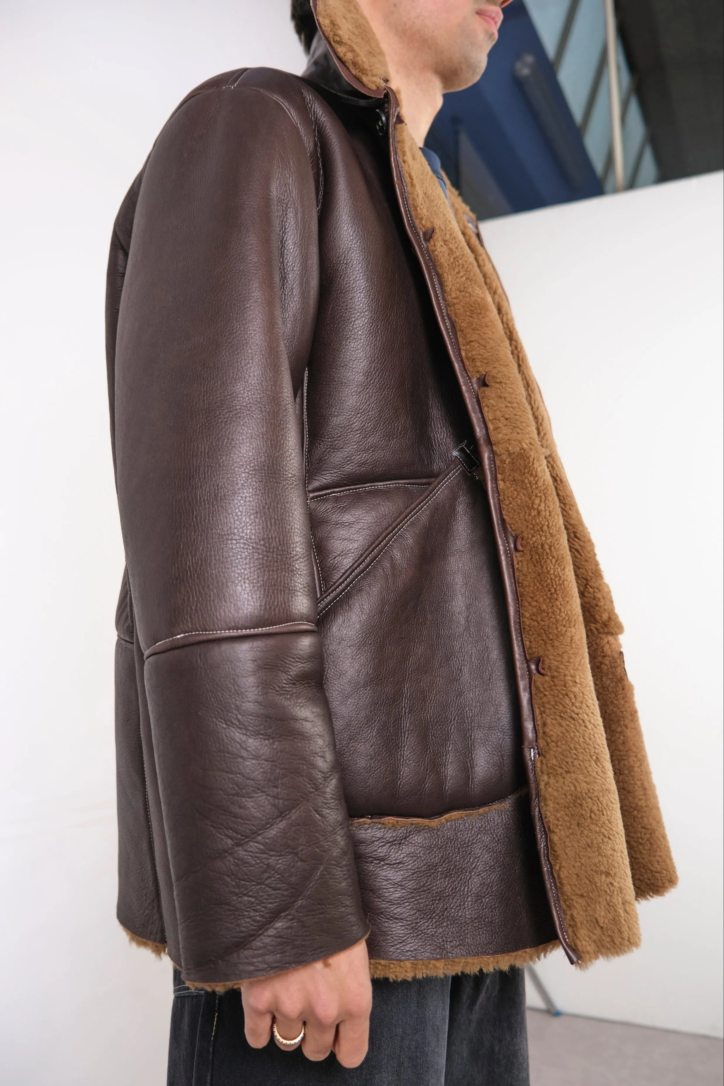 CF.20.10.06.01 SHEEP COAT brown sold by Camiel Fortgens Mens product image thumbnail 4