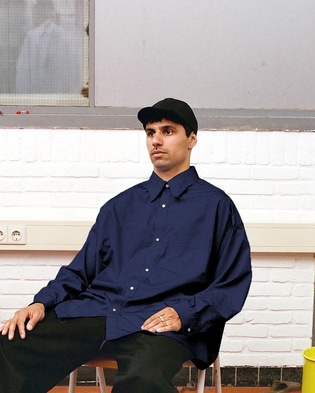 CF.GP Back Satin Gabardine 6 Panel Cap black sold by Camiel Fortgens product image thumbnail 4
