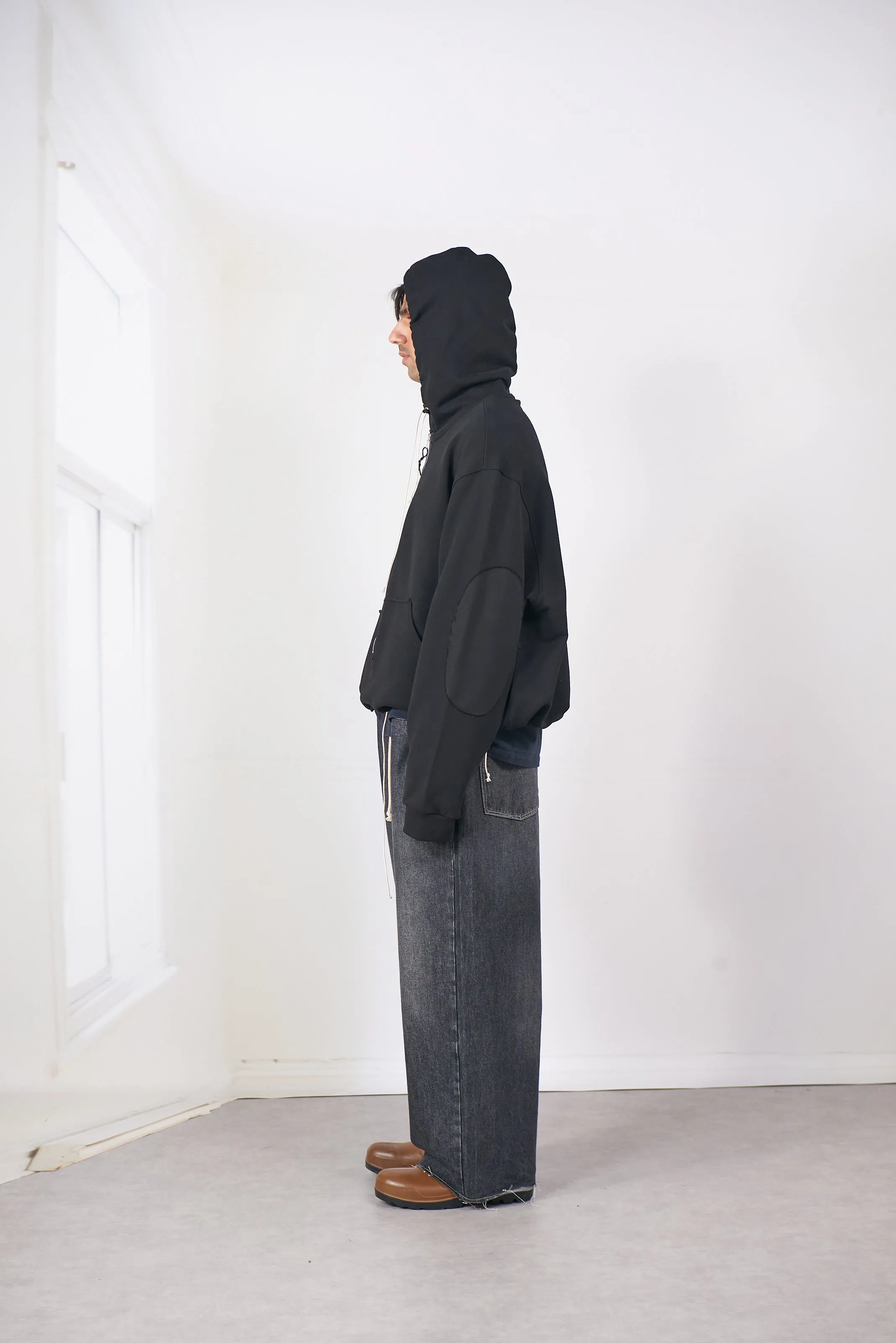 CF.20.02.02.01 ANORAK ZIP HOODIE black sold by Camiel Fortgens product image thumbnail 5