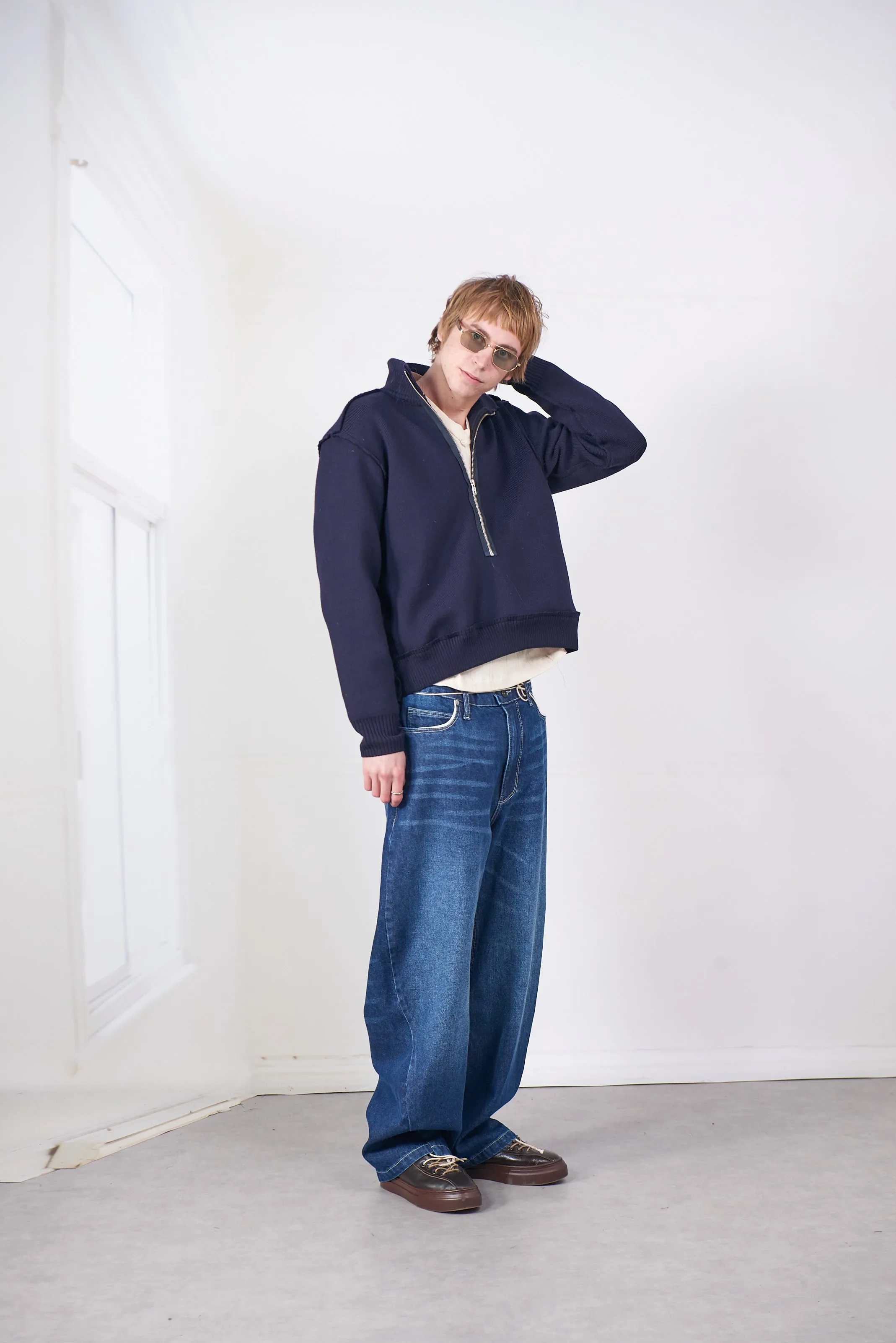 CF.20.03.06.01 SEAMAN'S SWEATER navy sold by Camiel Fortgens product image thumbnail 2