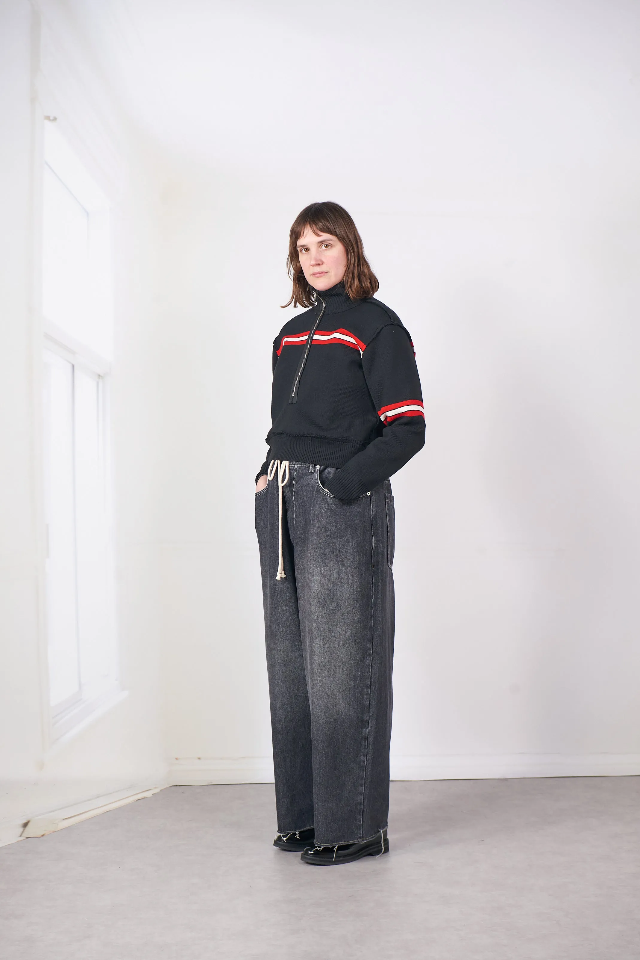 CF.20.03.06.01 SEAMAN'S SWEATER black stripe sold by Camiel Fortgens product image thumbnail 2