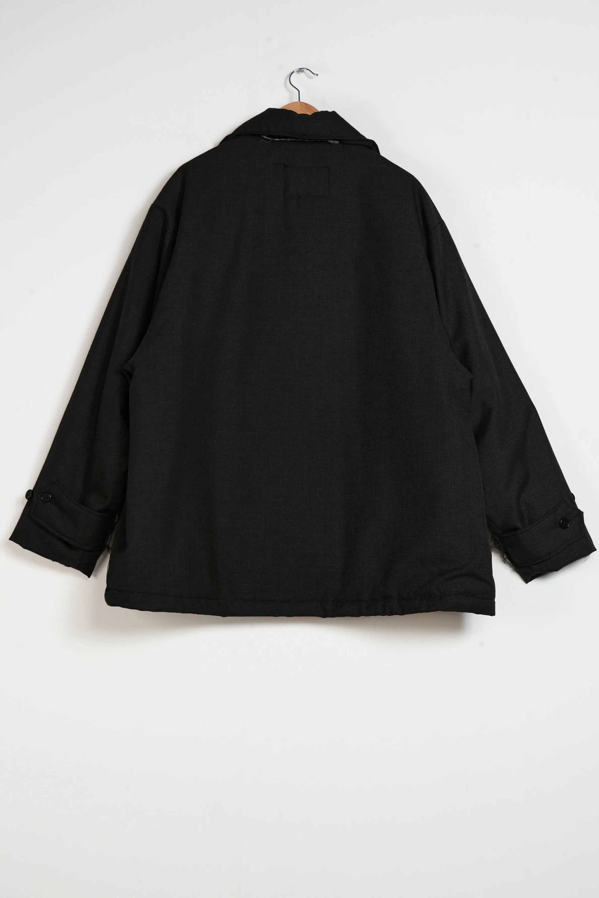 CF.20.10.03.01 PADDED PEACOAT MACK black sold by Camiel Fortgens Mens product image thumbnail 5