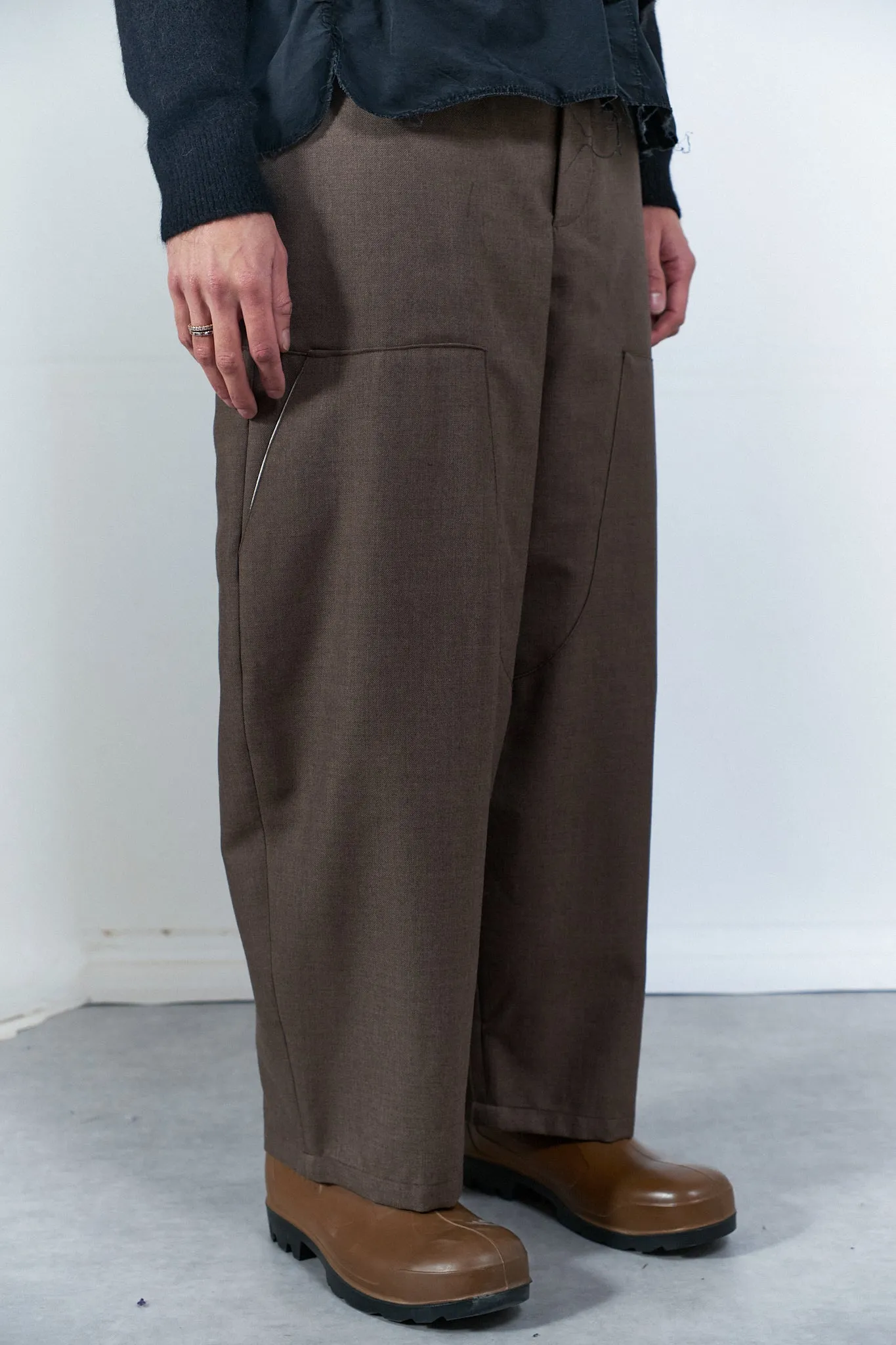 CF.20.06.07.01 DOUBLE PANTS brown sold by Camiel Fortgens