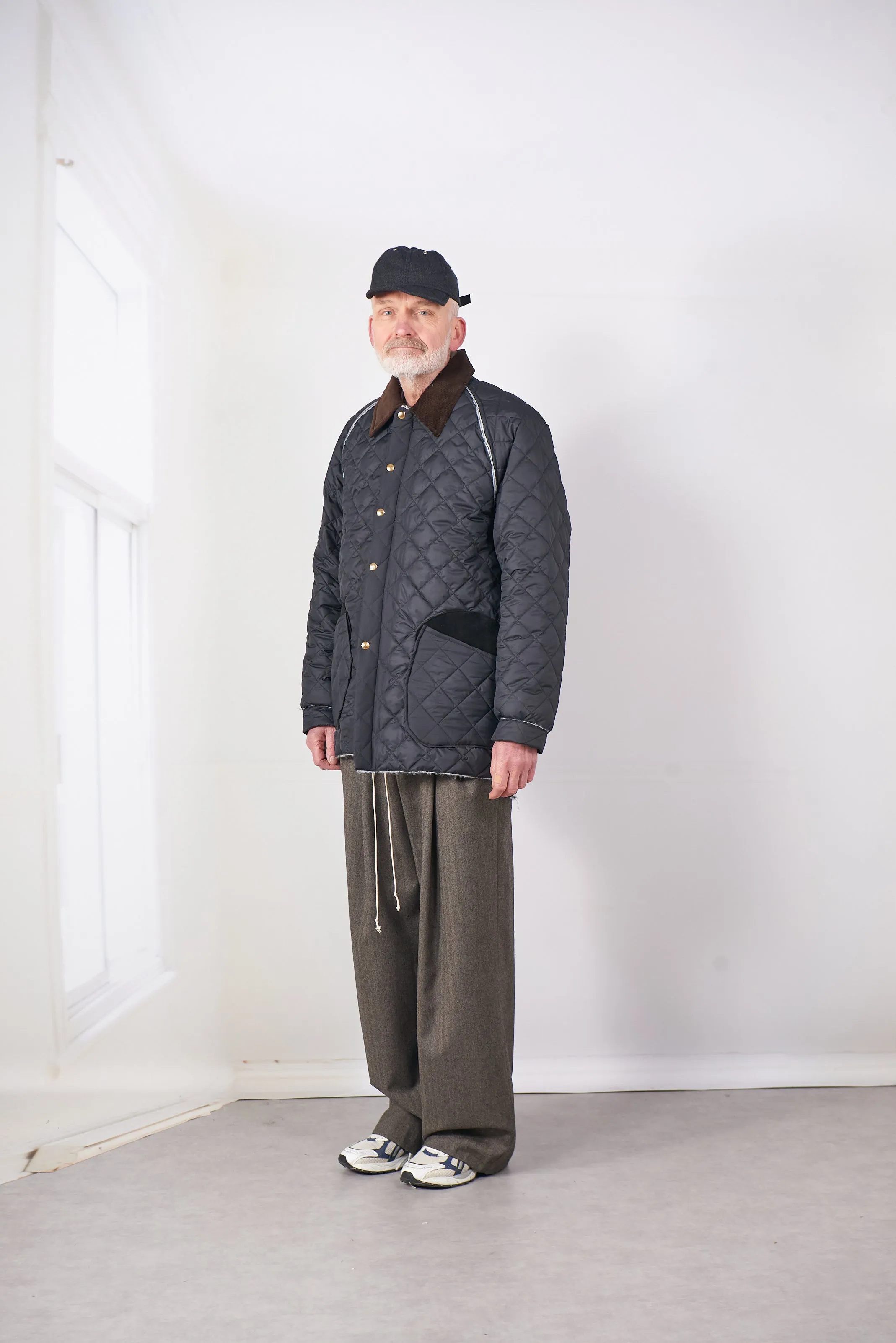 CF.20.10.04.01 QUILTED HUNTING JACKET black sold by Camiel Fortgens