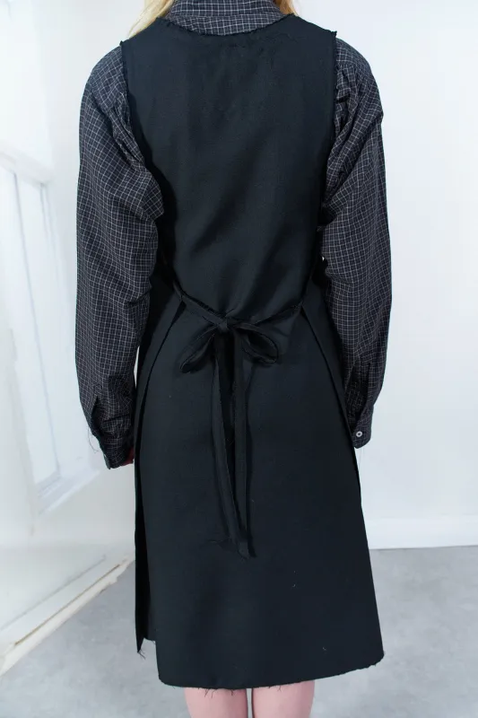 CF.20.08.04.02 WRAP DRESS black made by Camiel Fortgens