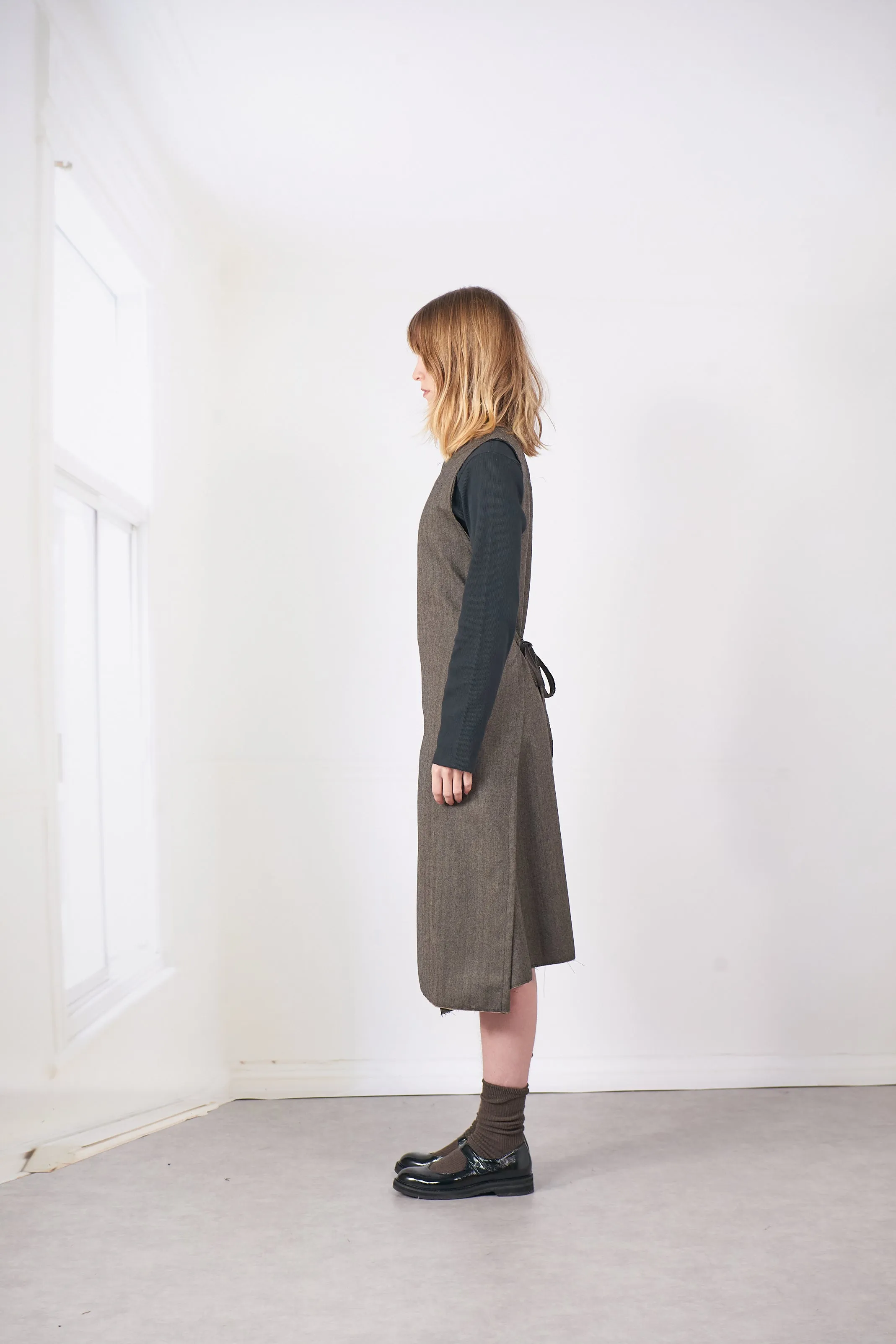 CF.20.08.04.01 WRAP DRESS herringbone sold by Camiel Fortgens product image thumbnail 5