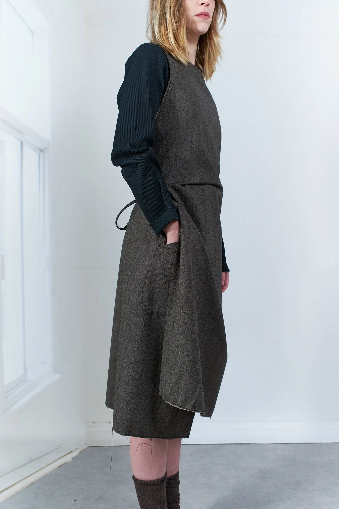 CF.20.08.04.01 WRAP DRESS herringbone sold by Camiel Fortgens product image thumbnail 3