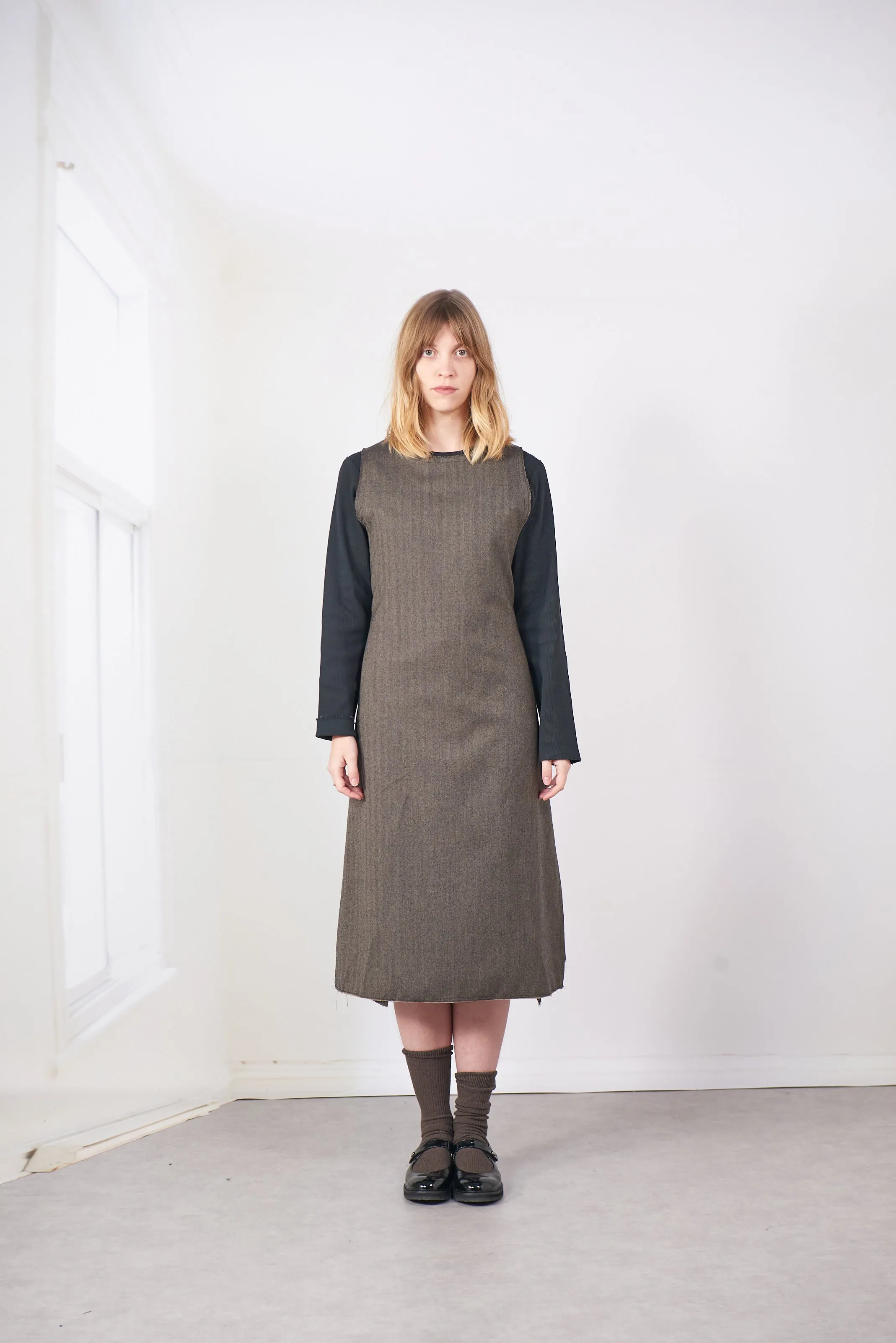 CF.20.08.04.01 WRAP DRESS herringbone sold by Camiel Fortgens product image thumbnail 4