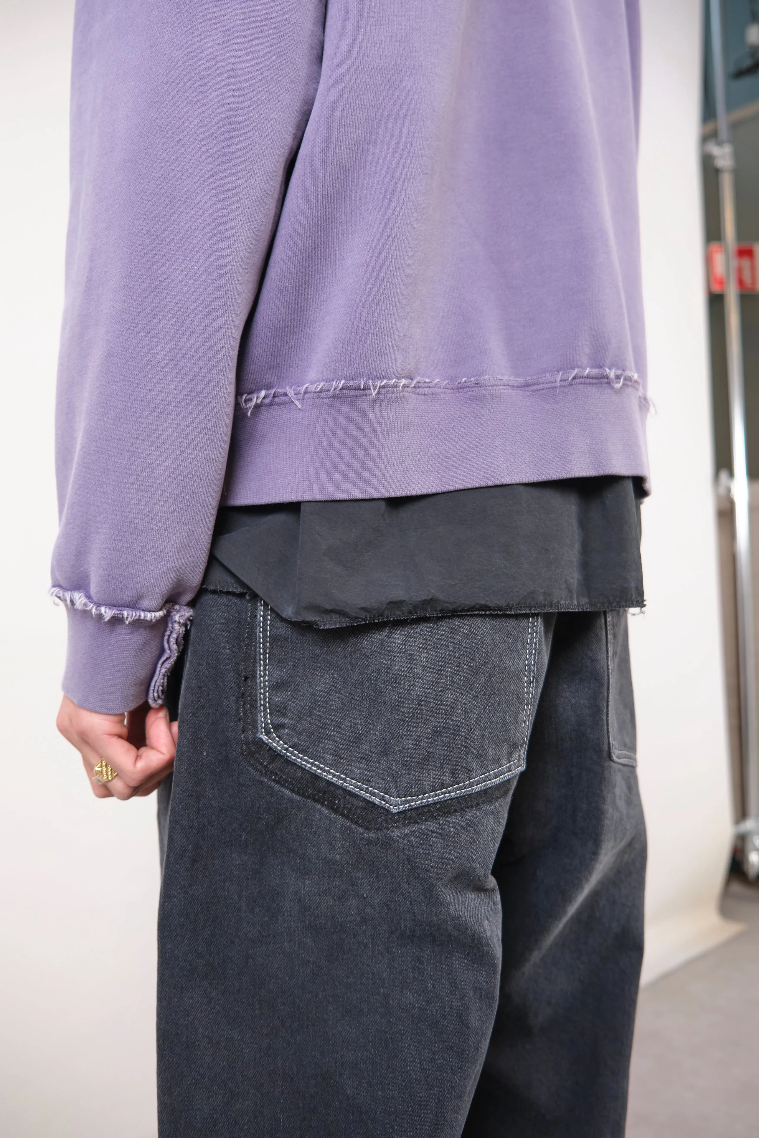 CF.20.02.01.01 FITTED ZIP HOODIE dark purple sold by Camiel Fortgens product image thumbnail 4