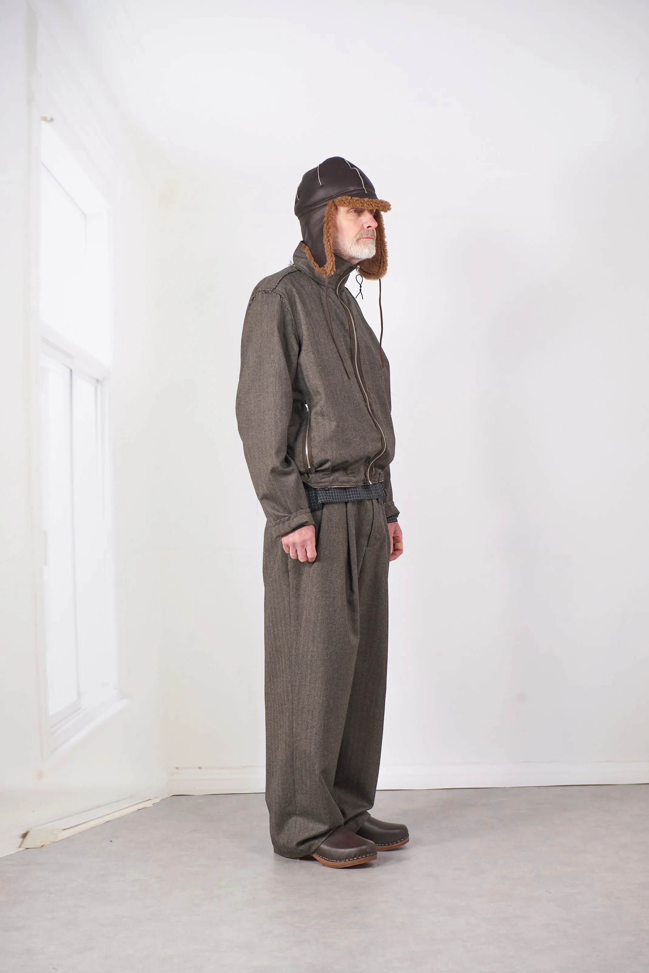CF.20.09.02.02 TRACK JACKET WOOL herringbone sold by Camiel Fortgens Mens product image thumbnail 4