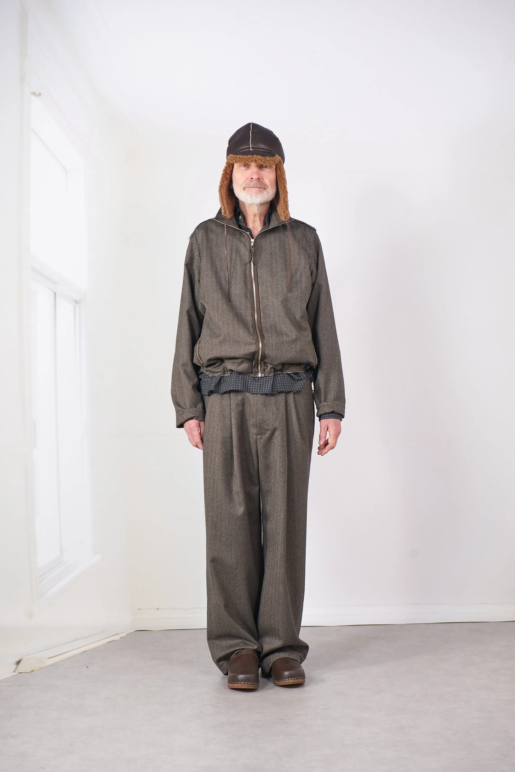 CF.20.09.02.02 TRACK JACKET WOOL herringbone sold by Camiel Fortgens Mens product image thumbnail 3