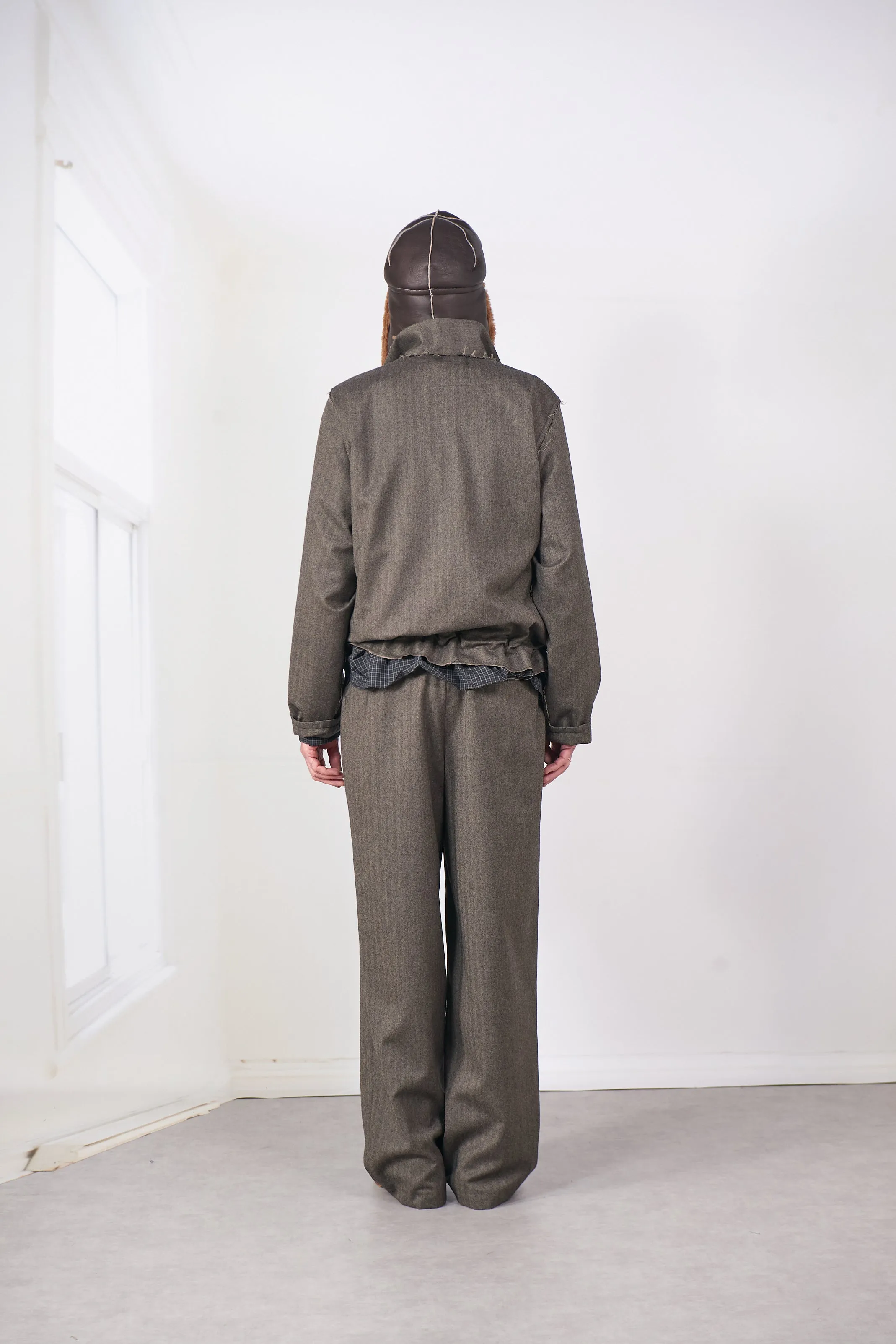 CF.20.09.02.02 TRACK JACKET WOOL herringbone sold by Camiel Fortgens Mens product image thumbnail 5