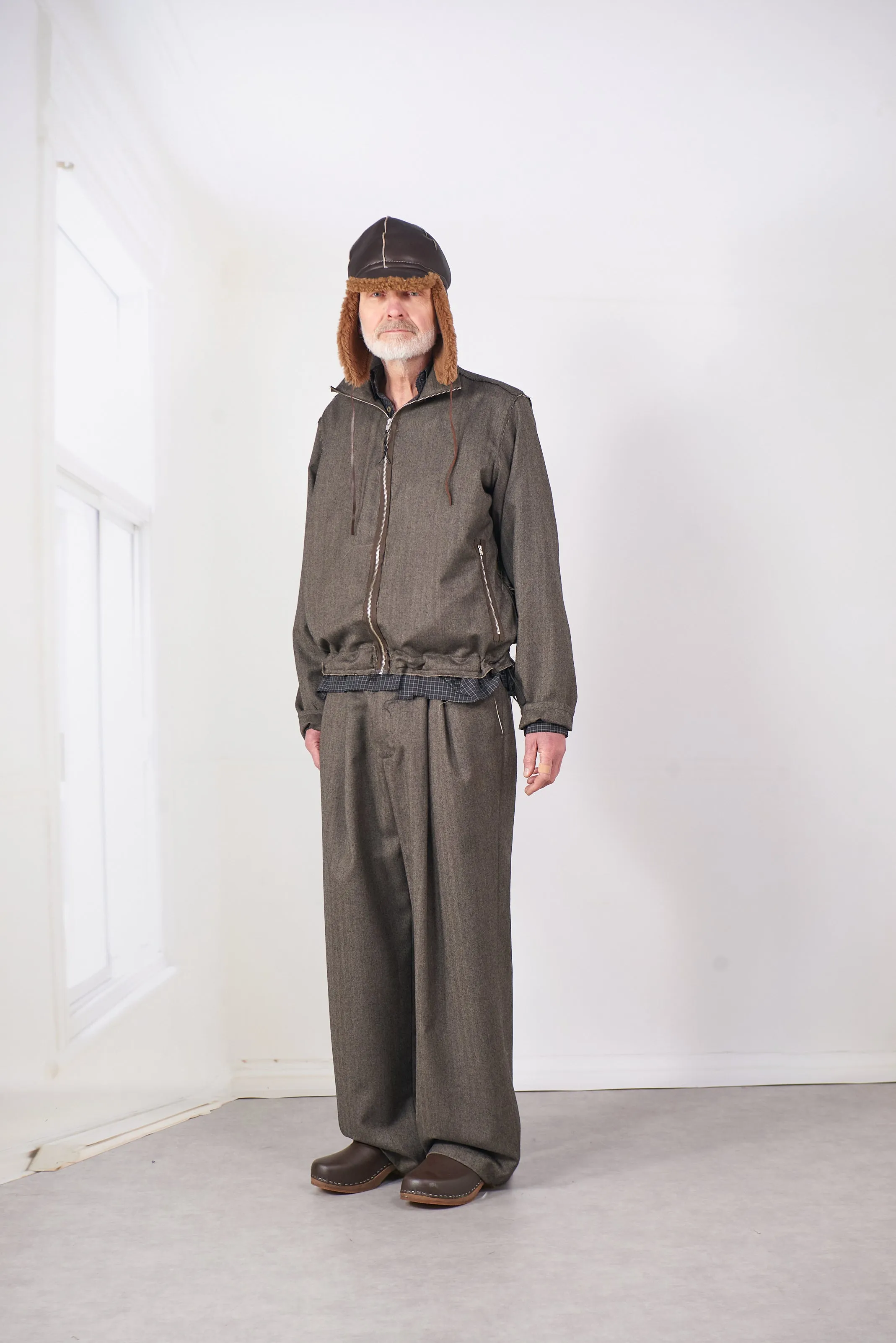 CF.20.09.02.02 TRACK JACKET WOOL herringbone sold by Camiel Fortgens Mens product image thumbnail 2