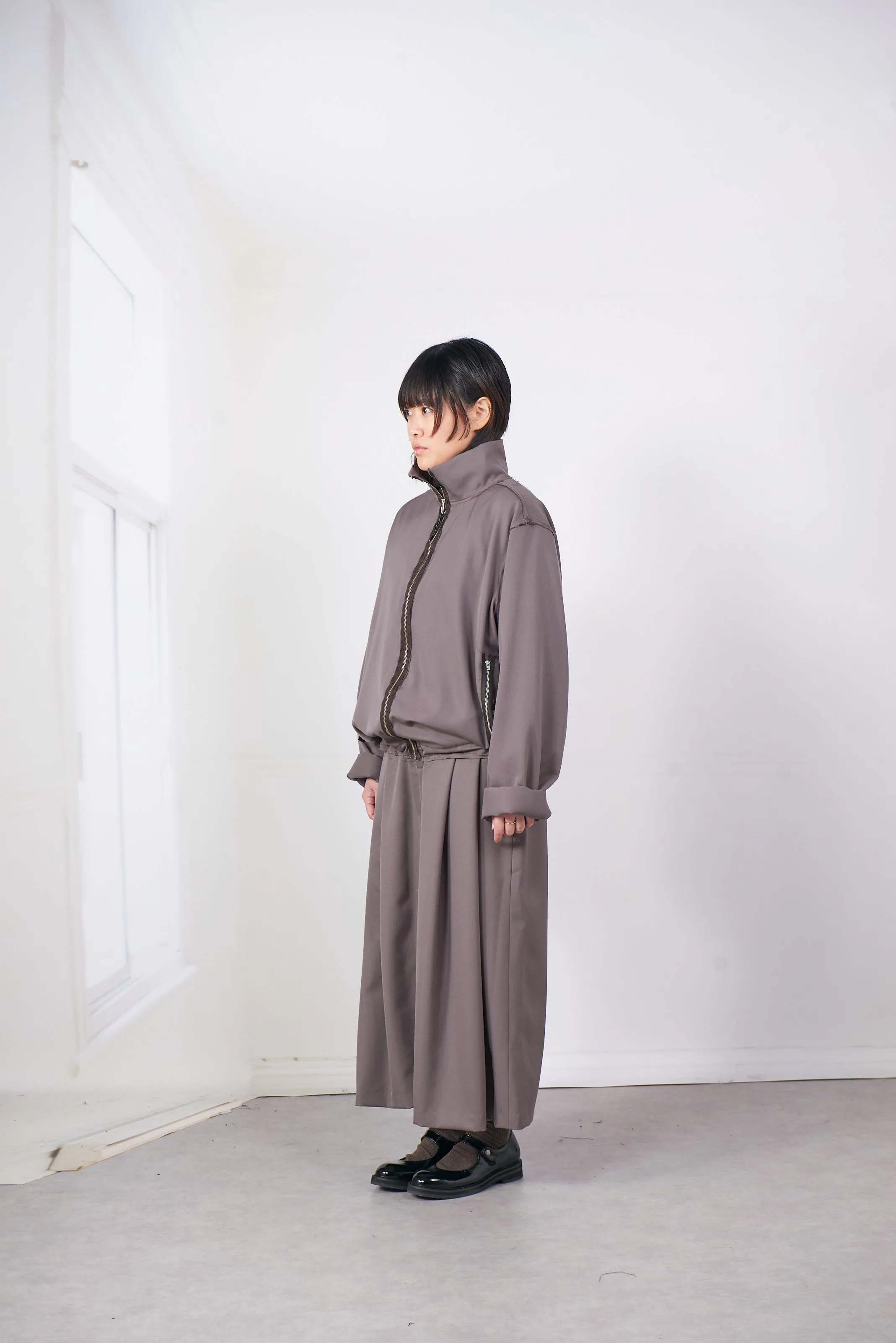 CF.20.07.03.01 SUIT PANTS SKIRT taupe sold by Camiel Fortgens