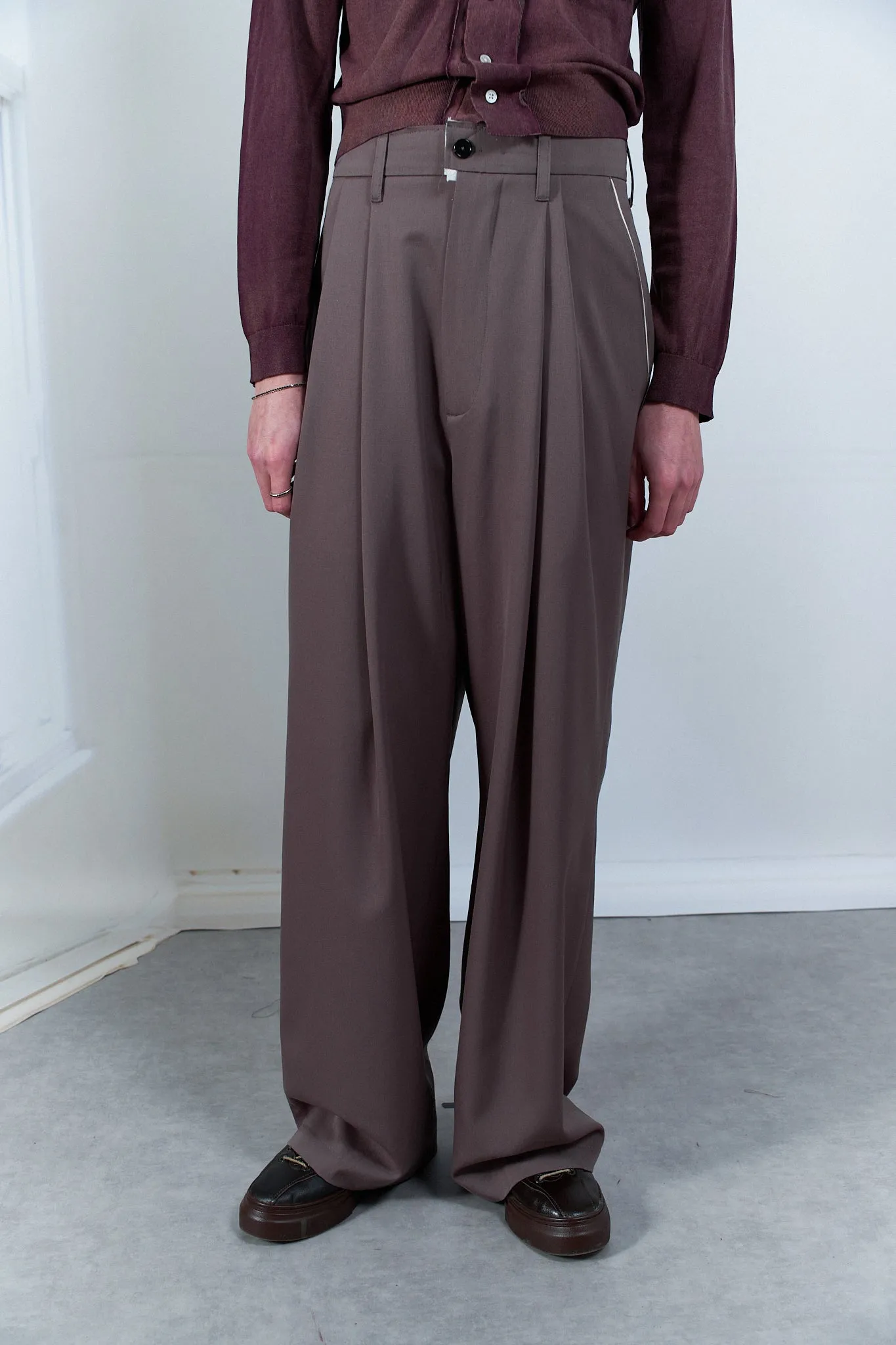 CF.20.06.09.02 SUIT PANTS taupe sold by Camiel Fortgens Mens product image thumbnail 2