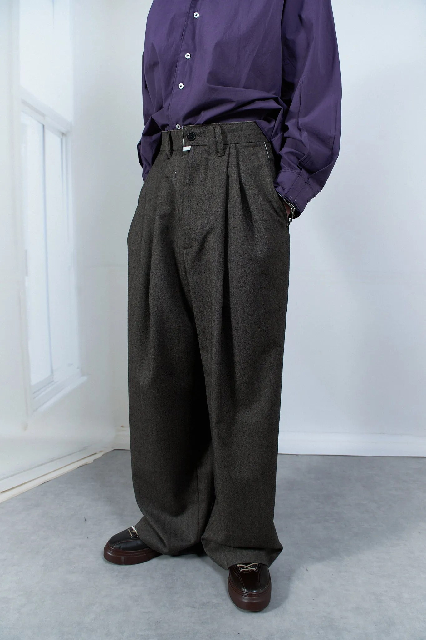 CF.20.06.09.01 SUIT PANTS herringbone sold by Camiel Fortgens Mens product image thumbnail 2