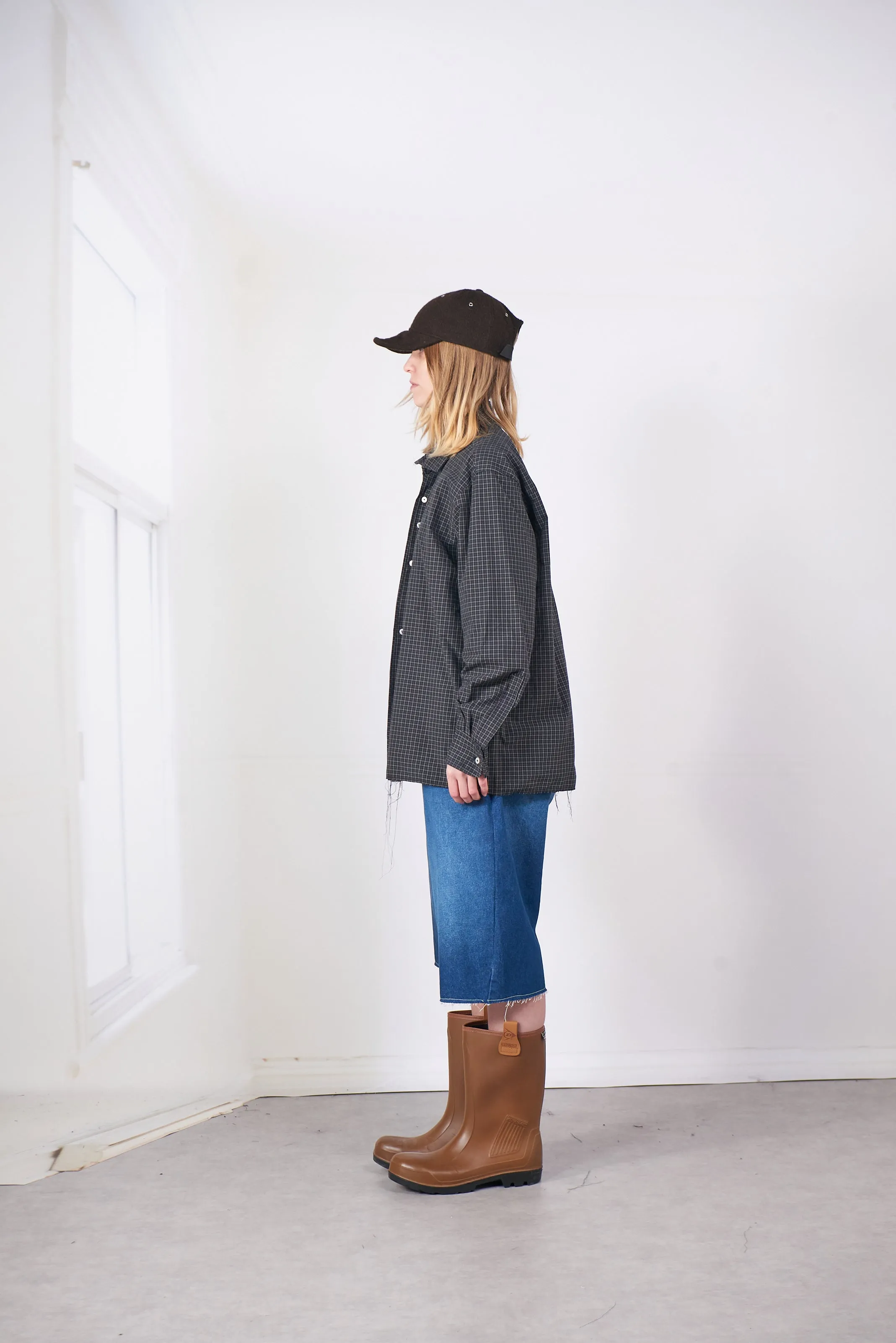 CF.20.04.02.02 FOLDED SHIRT black check sold by Camiel Fortgens Mens product image thumbnail 5