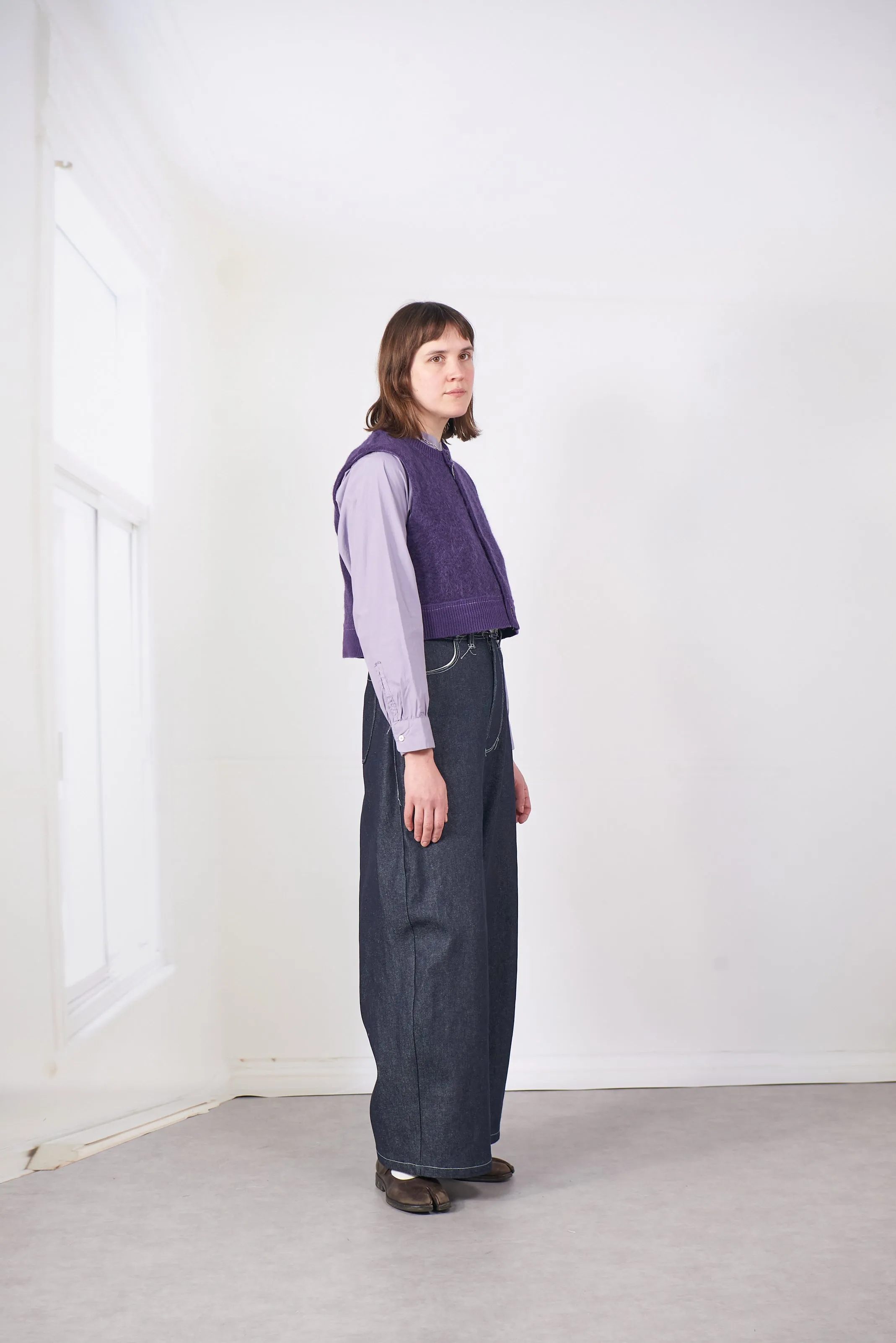 CF.20.03.05.01 HAIRY CROPPED VEST purple sold by Camiel Fortgens product image thumbnail 5