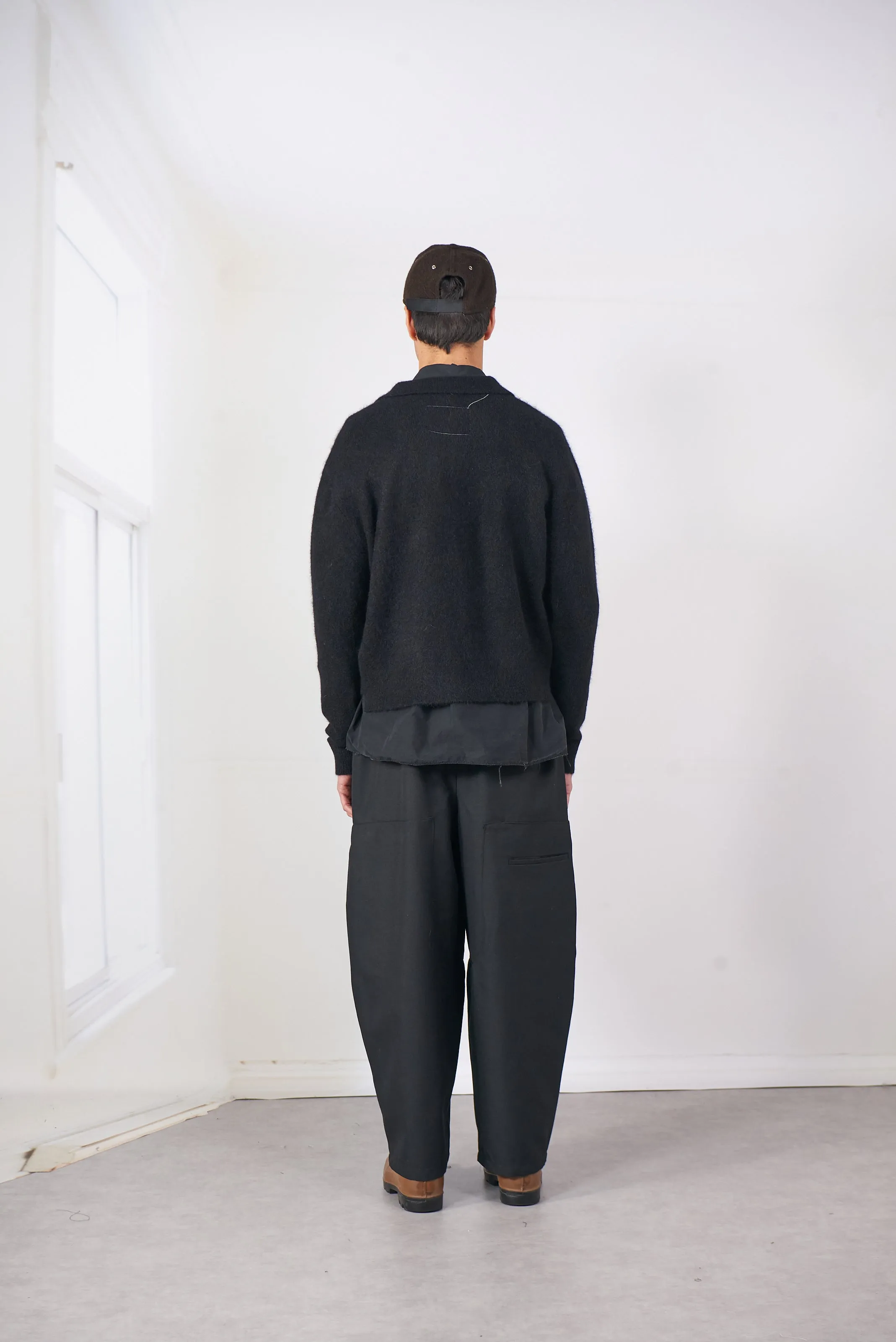 CF.20.03.04.01 HAIRY CARDIGAN black sold by Camiel Fortgens product image thumbnail 4