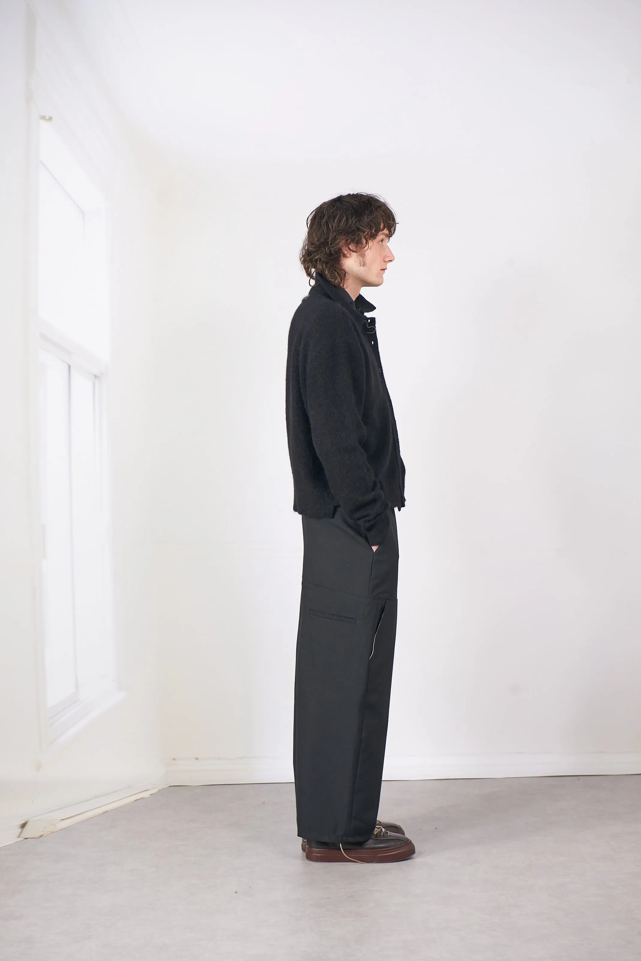 CF.20.03.04.01 HAIRY CARDIGAN black sold by Camiel Fortgens product image thumbnail 2