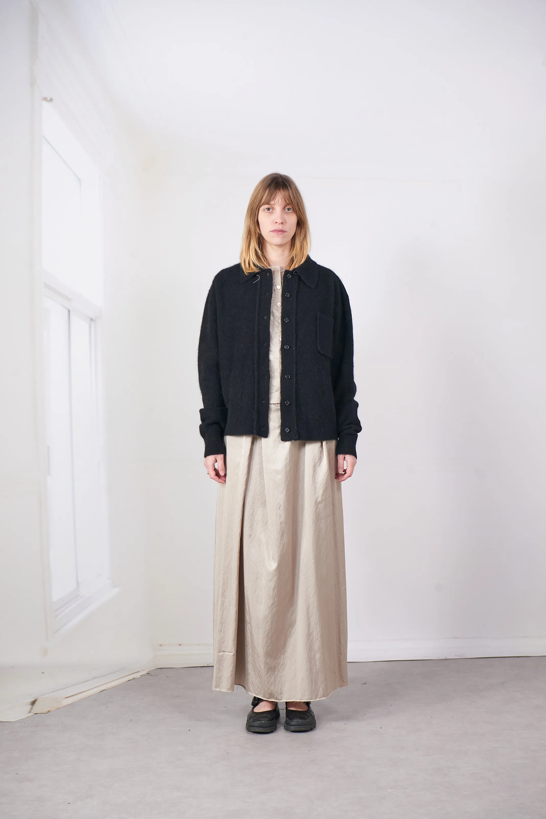CF.20.03.04.01 HAIRY CARDIGAN black sold by Camiel Fortgens product image thumbnail 5