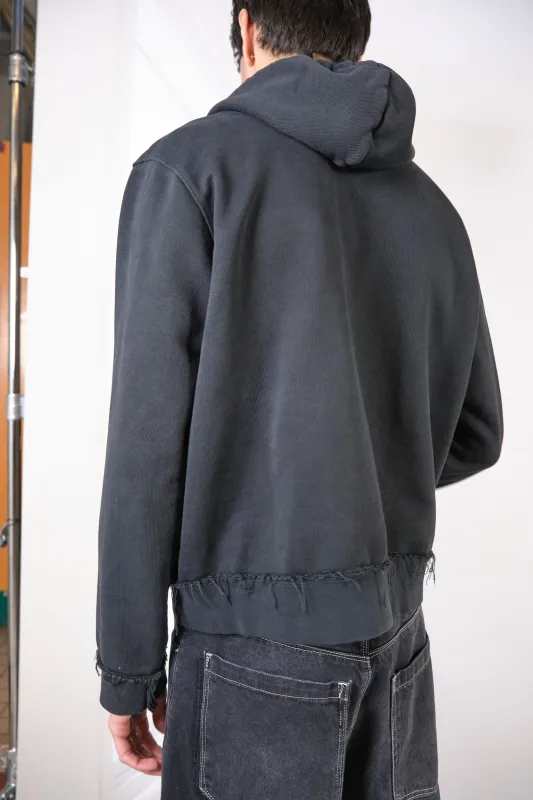 CF.20.02.01.01 FITTED ZIP HOODIE black sold by Camiel Fortgens