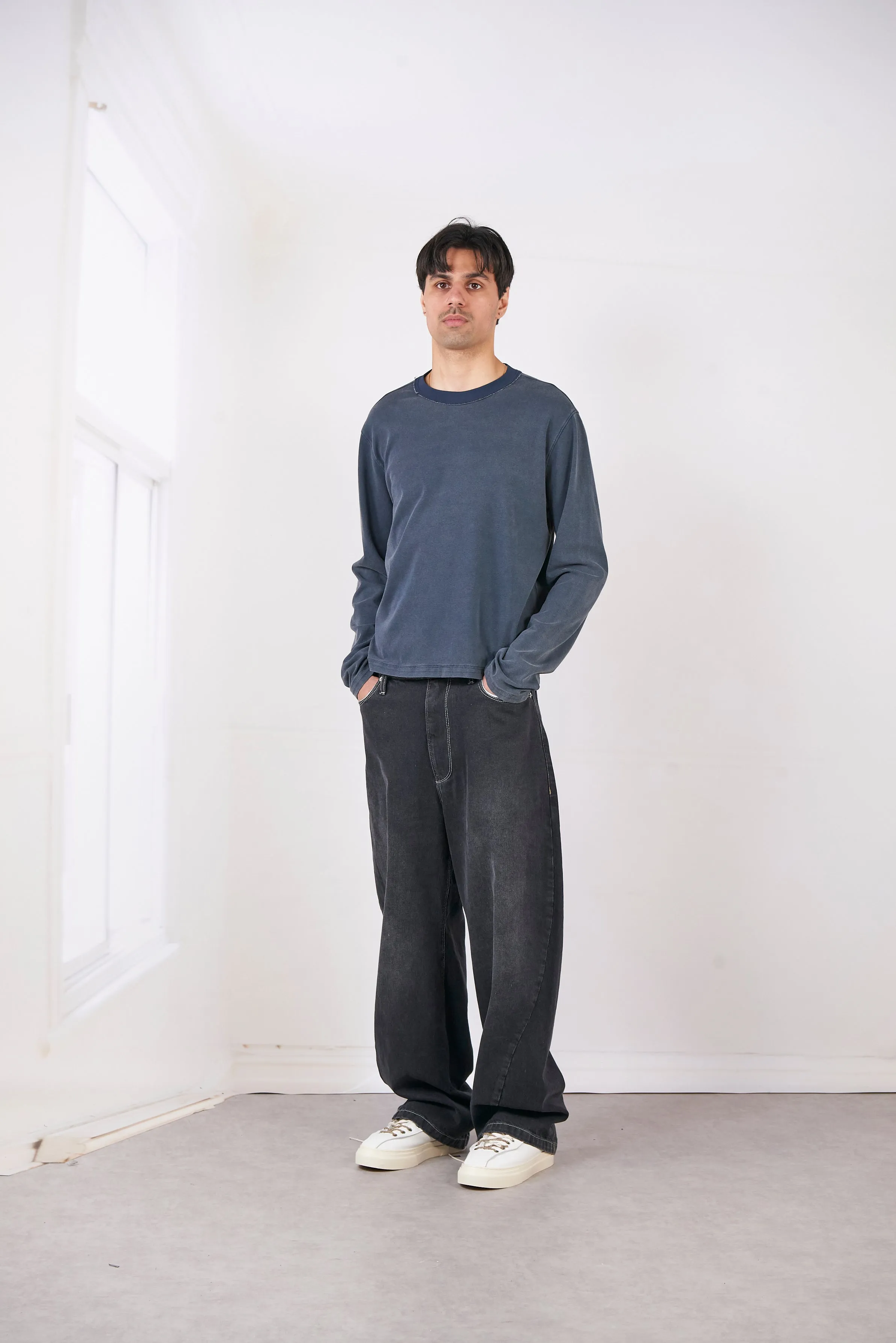 CF.20.01.03.01 NORMAL TEE LS navy sold by Camiel Fortgens