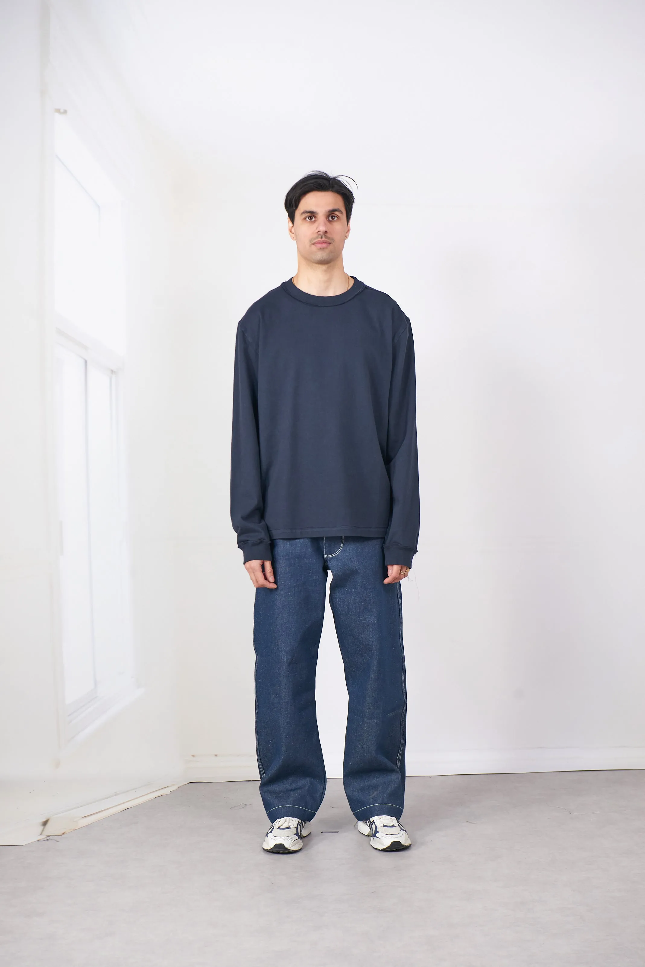 CF.20.01.02.01 BIG TEE LS navy sold by Camiel Fortgens