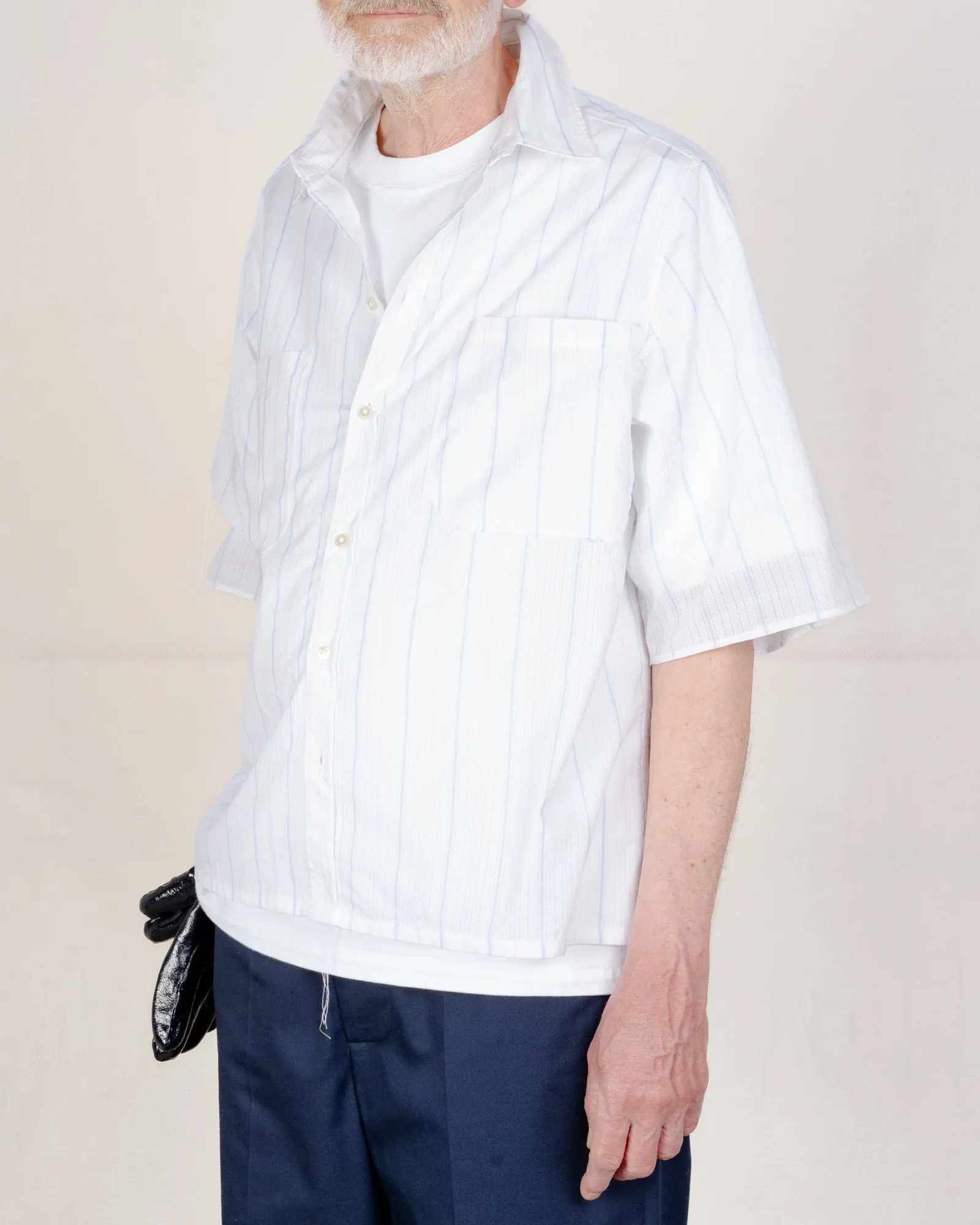 CF.21.04.01.02 BOXY SHIRT stripe sold by Camiel Fortgens