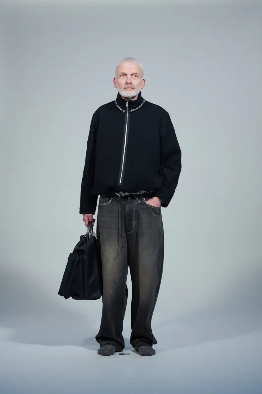 CF.22.15.02.01 WIDE JEANS denim faded brown made by Camiel Fortgens