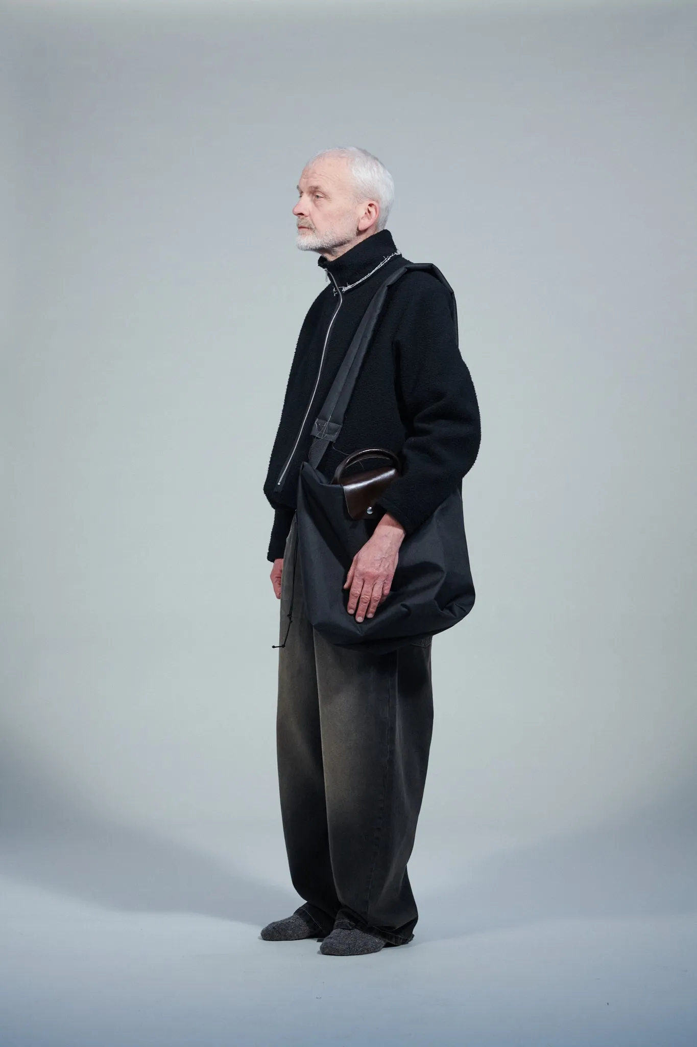 CF.22.14.05.02 PUFFED SHOPPER technical black sold by Camiel Fortgens