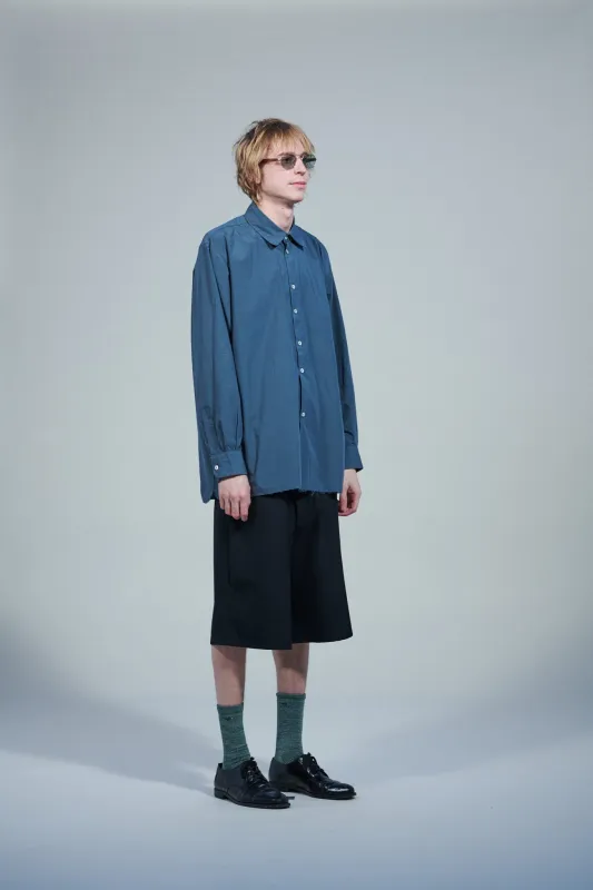 CF.22.13.01.01 SQUARE SHORTS poly/wool twill black made by Camiel Fortgens