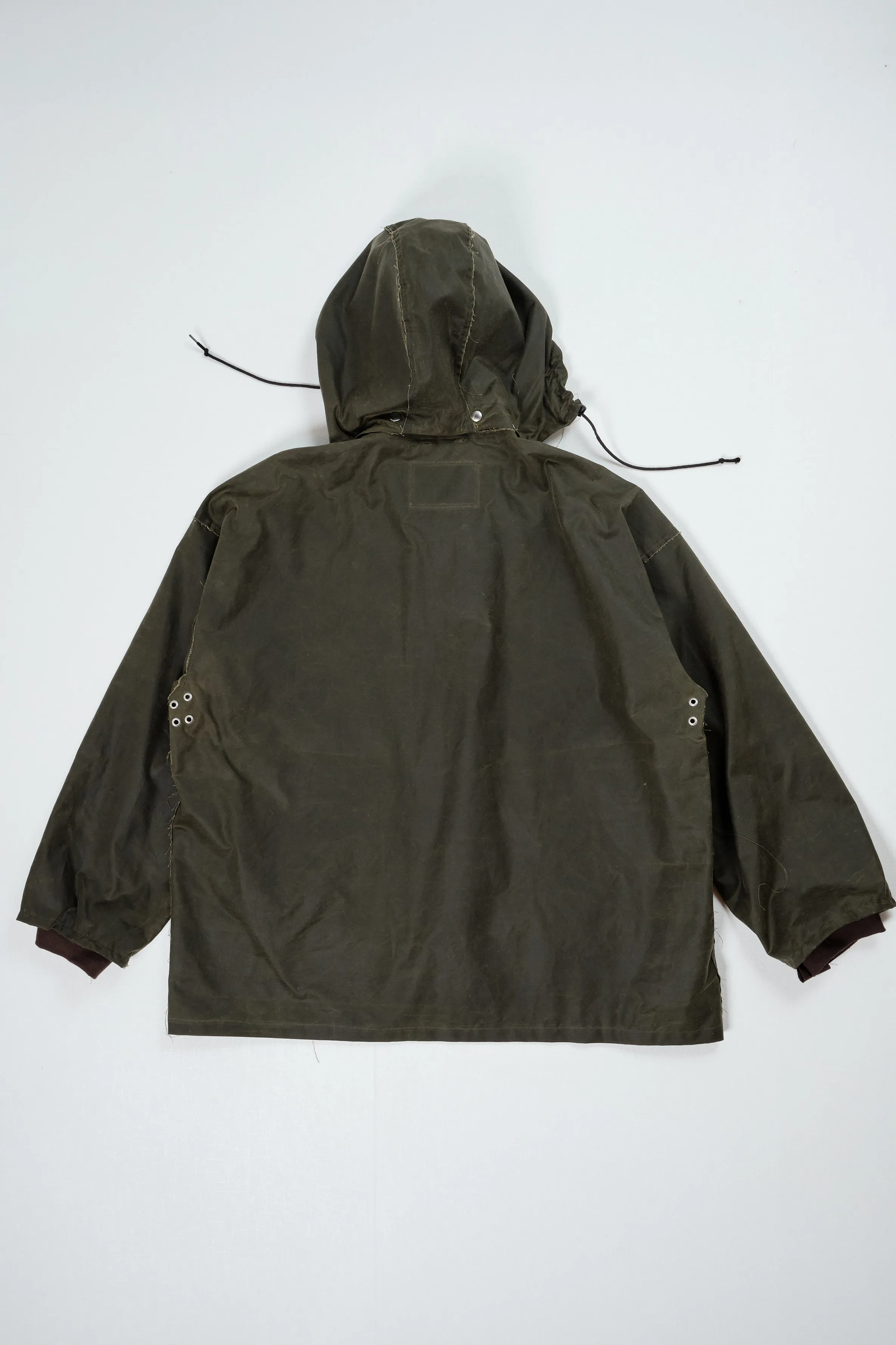 CF.22.10.02.01 WAXED OUTDOOR JACKET waxed cotton green sold by Camiel Fortgens product image thumbnail 5