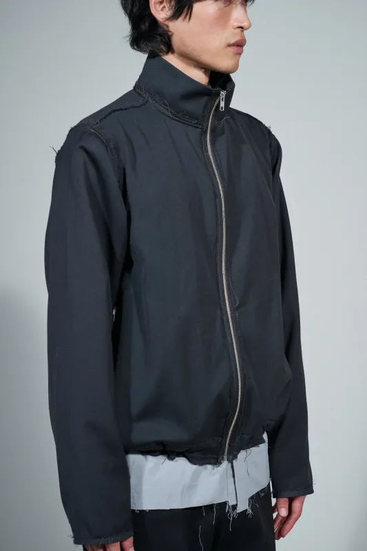 CF.22.09.01.02 TRACK JACKET wool twill black sold by Camiel Fortgens