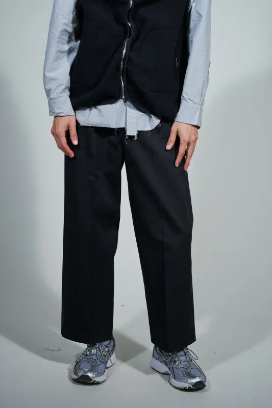 CF.22.06.03.01 FAMILY PANTS cotton/poly twill black made by Camiel Fortgens